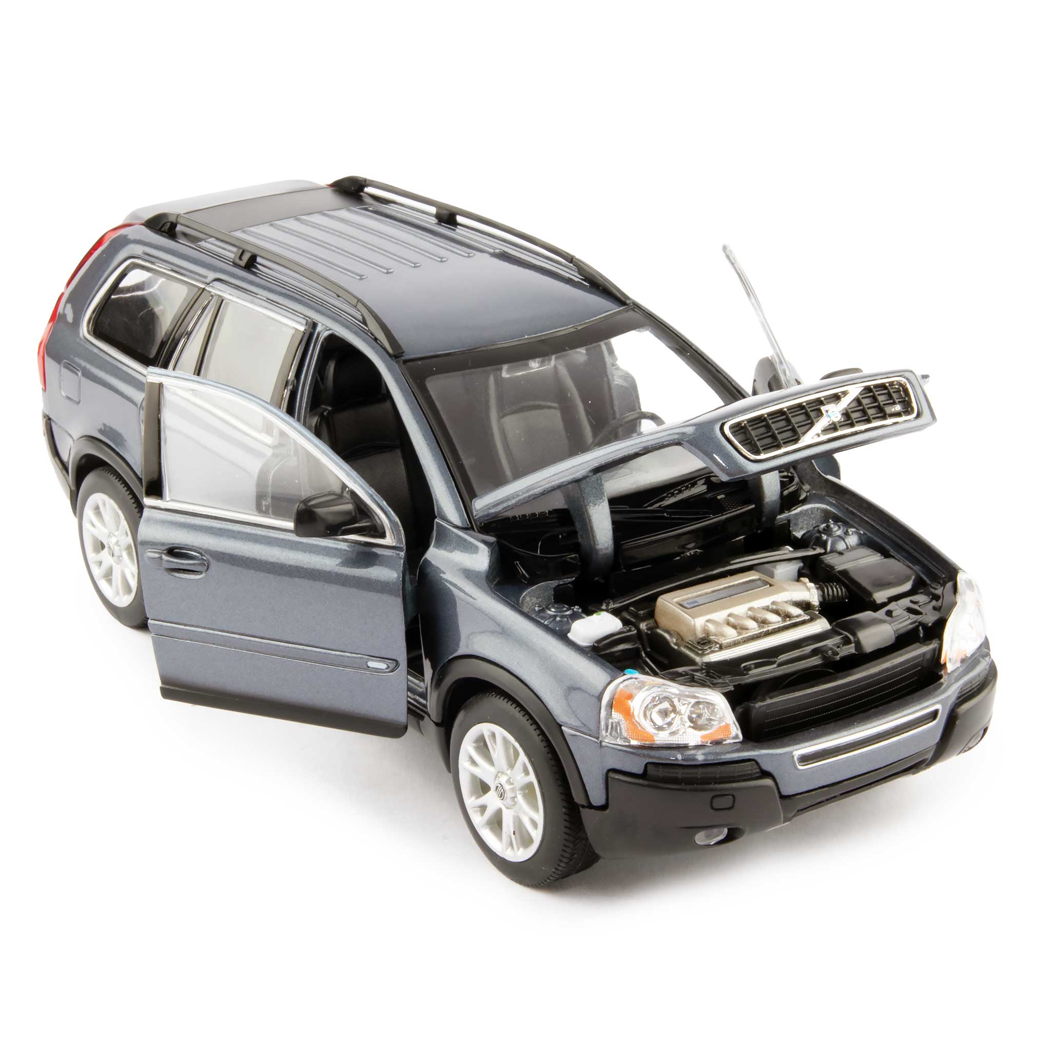 Volvo XC90 Diecast Model Car grey - 1:24 Scale-Welly-Diecast Model Centre