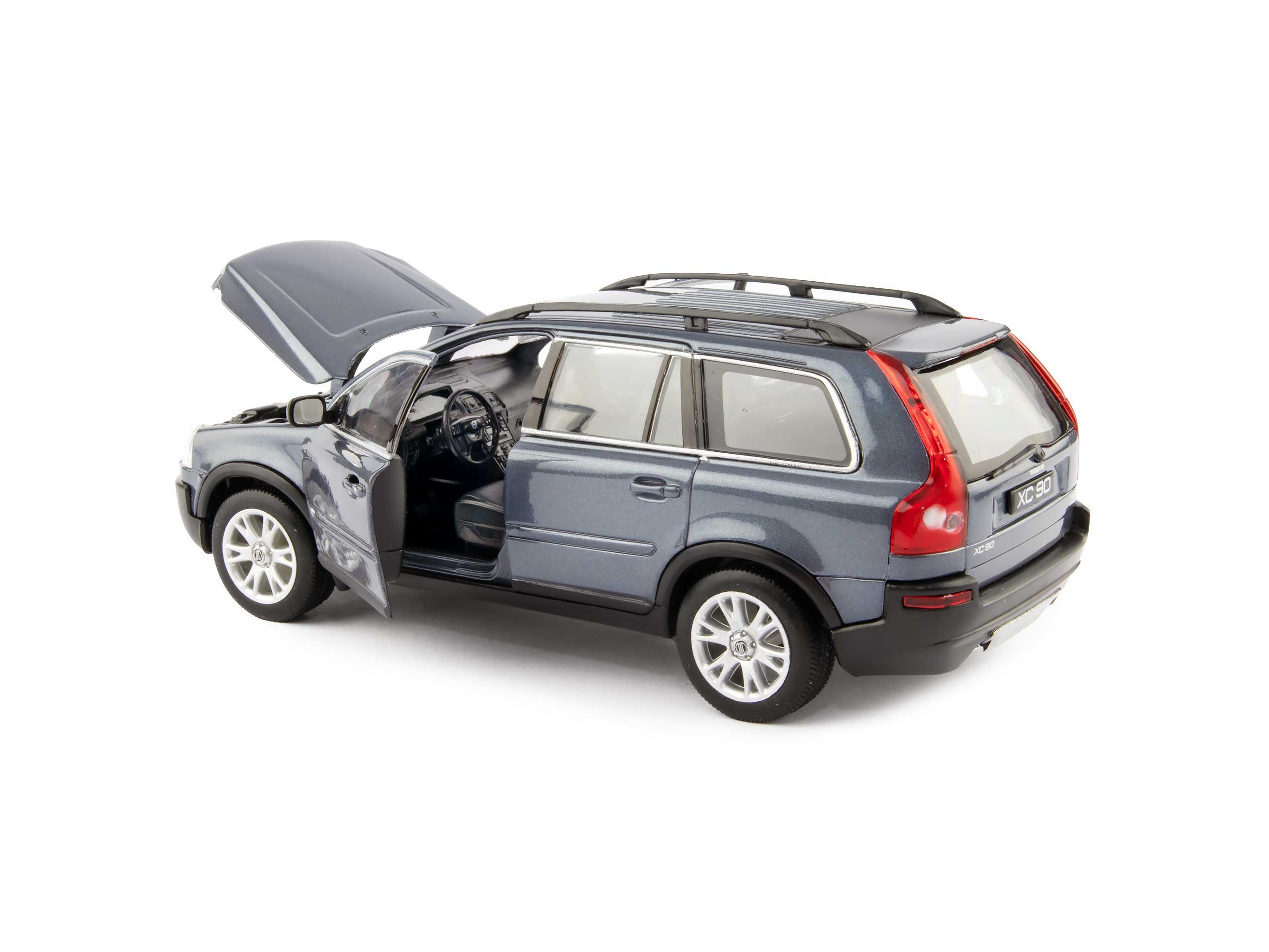 Volvo XC90 Diecast Model Car grey - 1:24 Scale-Welly-Diecast Model Centre