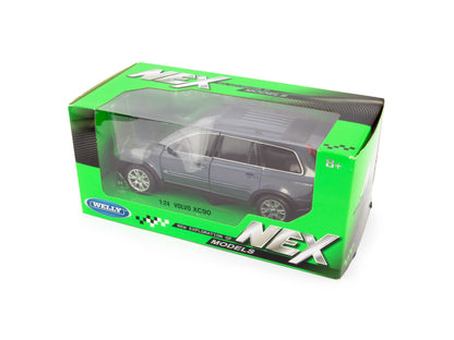 Volvo XC90 Diecast Model Car grey - 1:24 Scale-Welly-Diecast Model Centre