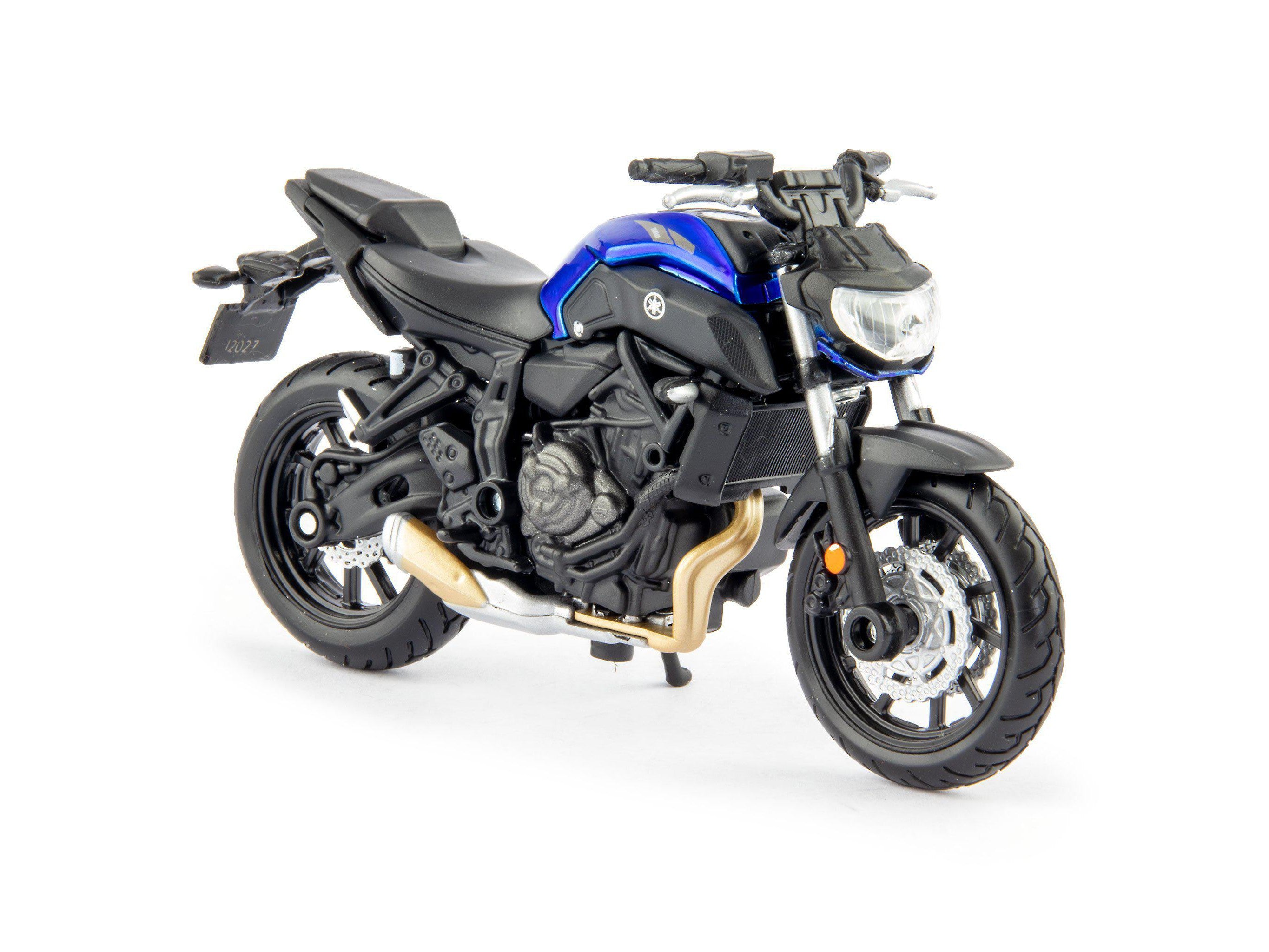 Yamaha MT07 2018 blue 1:18 Scale Motorcycle Model