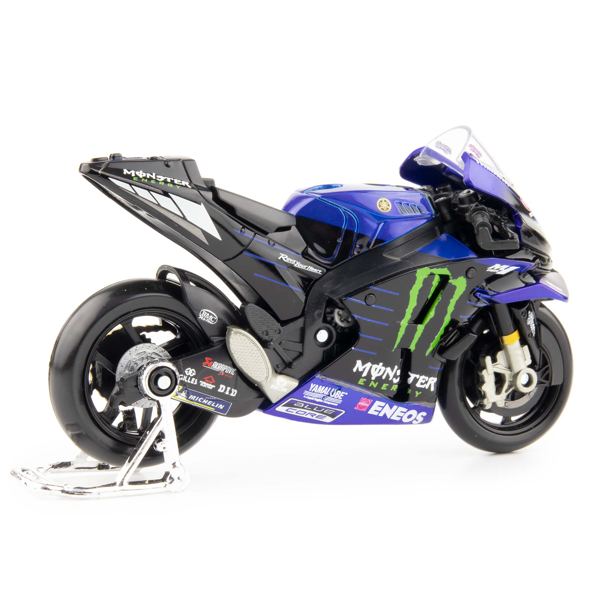 Yamaha YZR-M1 Monster #20 MotoGP 2021 Quartararo - 1:18 Scale Diecast Model Motorcycle-Maisto-Diecast Model Centre
