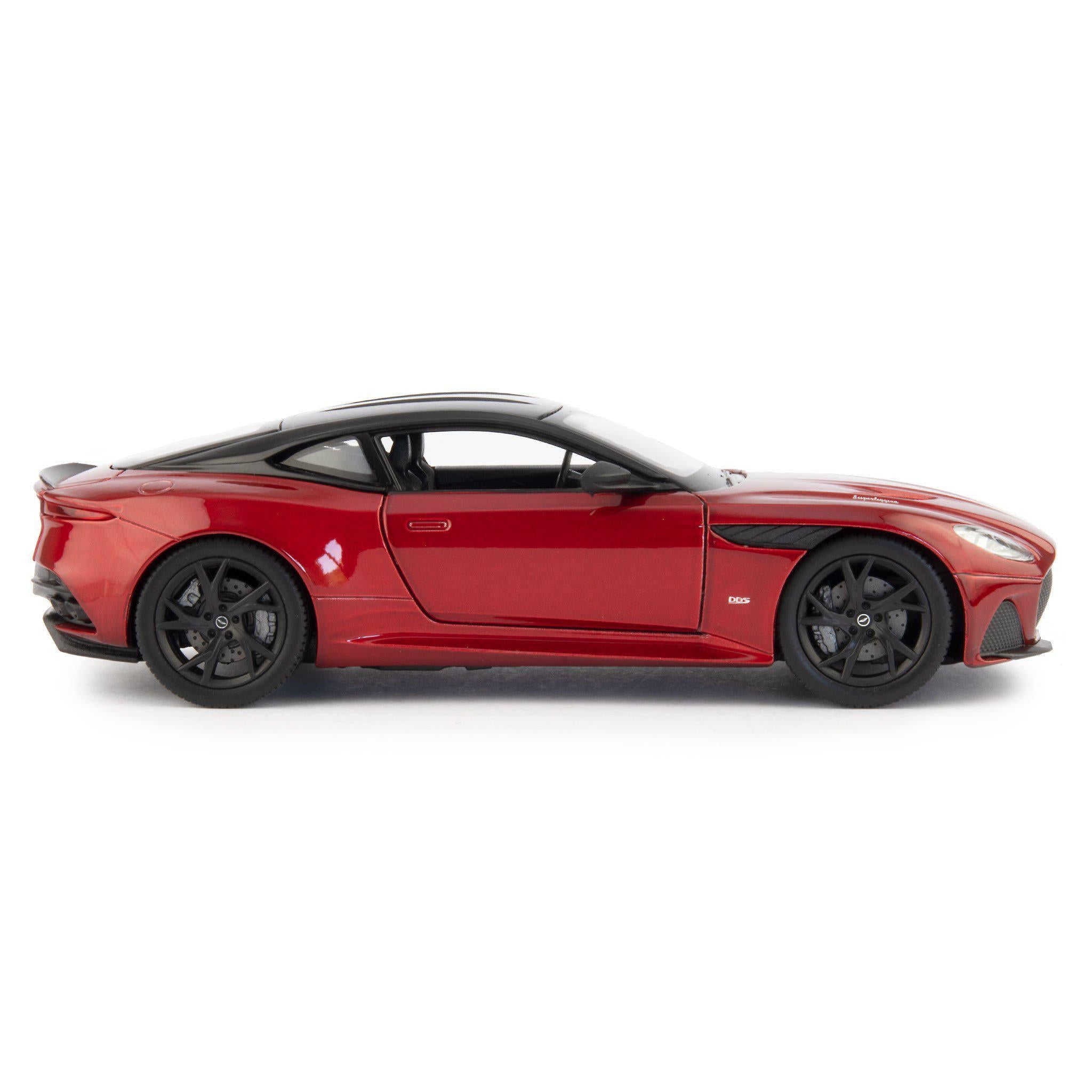 Aston Martin DBS Superleggera Diecast Model Car red - 1:24 Scale-Welly-Diecast Model Centre
