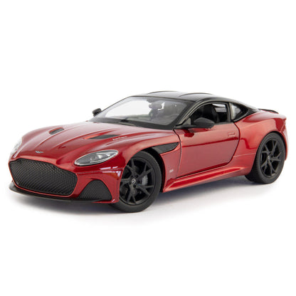 Aston Martin DBS Superleggera Diecast Model Car red - 1:24 Scale-Welly-Diecast Model Centre