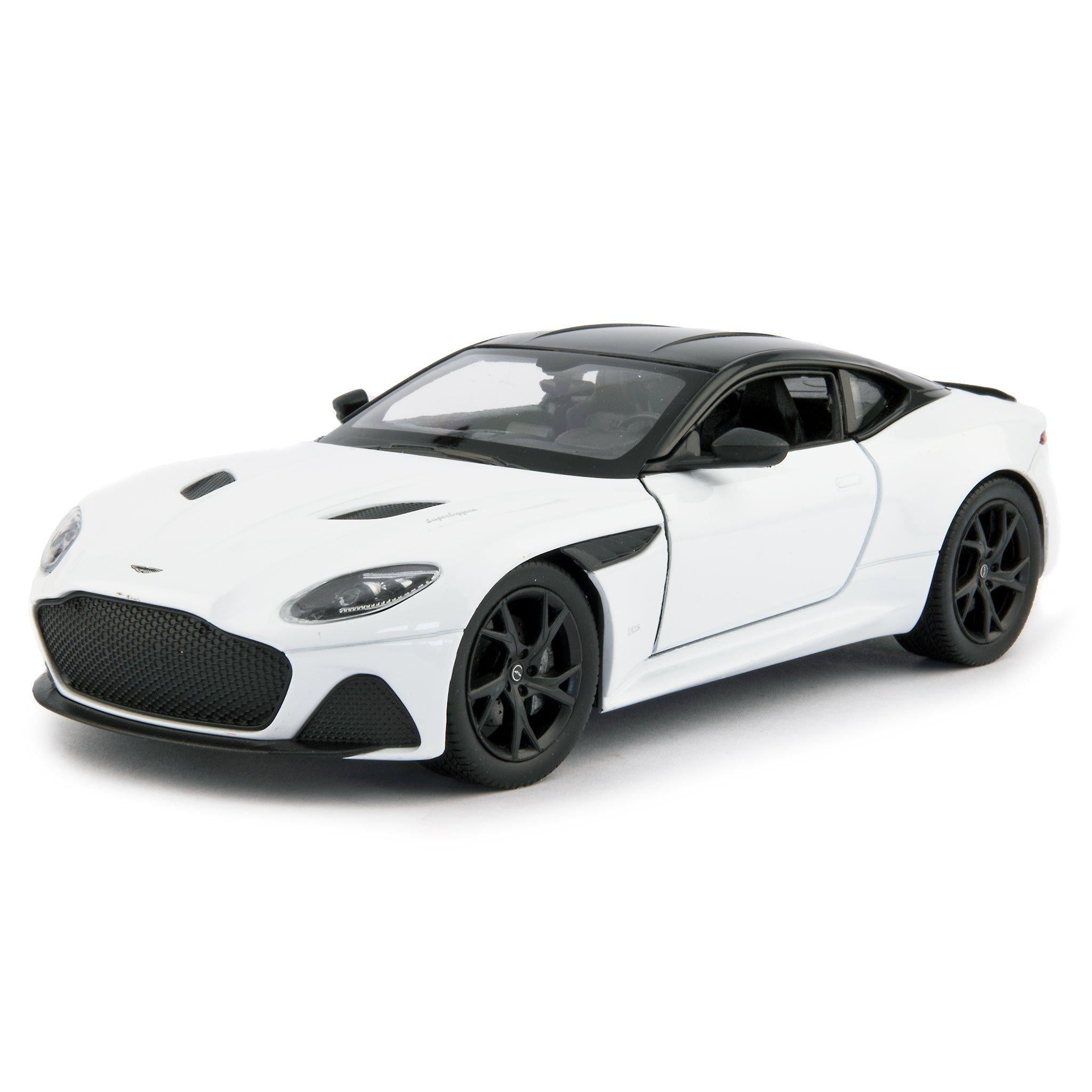 Aston Martin DBS Superleggera Diecast Model Car white - 1:24 Scale-Welly-Diecast Model Centre