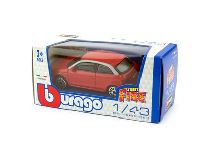 Audi A1 Diecast Toy Car 2010 red - 1:43 Scale-Bburago-Diecast Model Centre