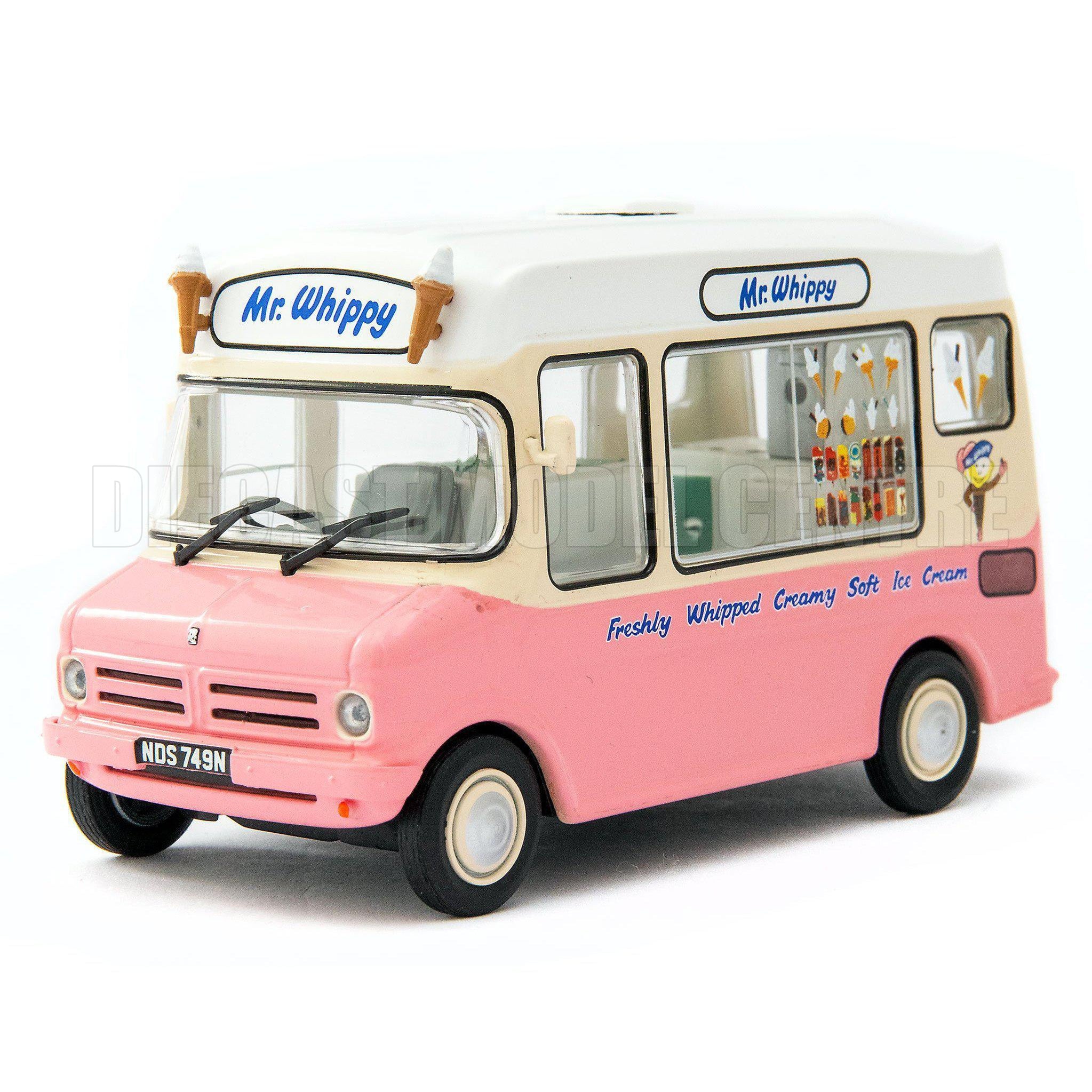 Bedford CF Ice Cream Van Diecast Model Mr Whippy - 1:43 Scale-Oxford Diecast-Diecast Model Centre