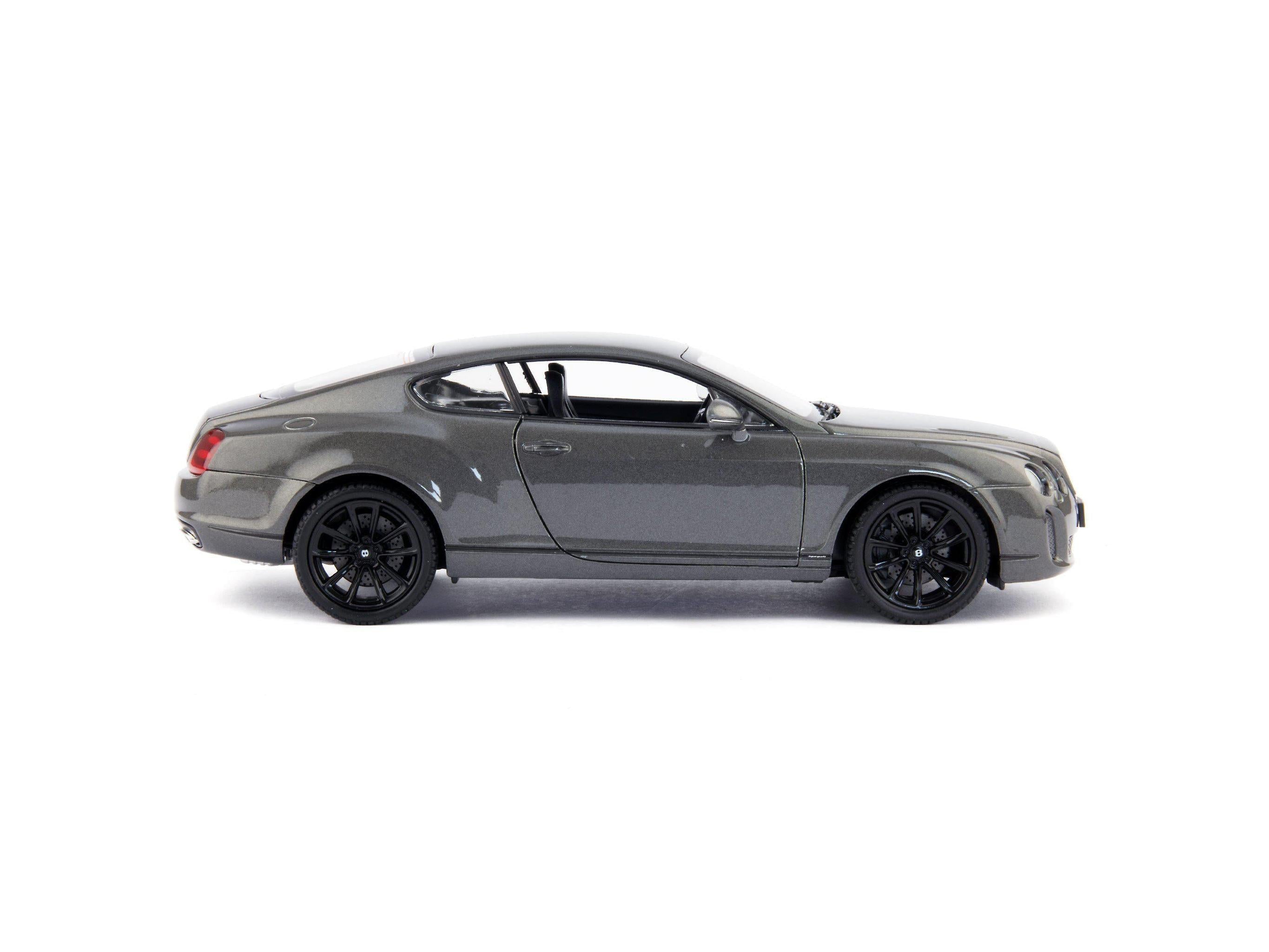Bentley Continental Supersports Diecast Model Car grey - 1:24 Scale-Welly-Diecast Model Centre