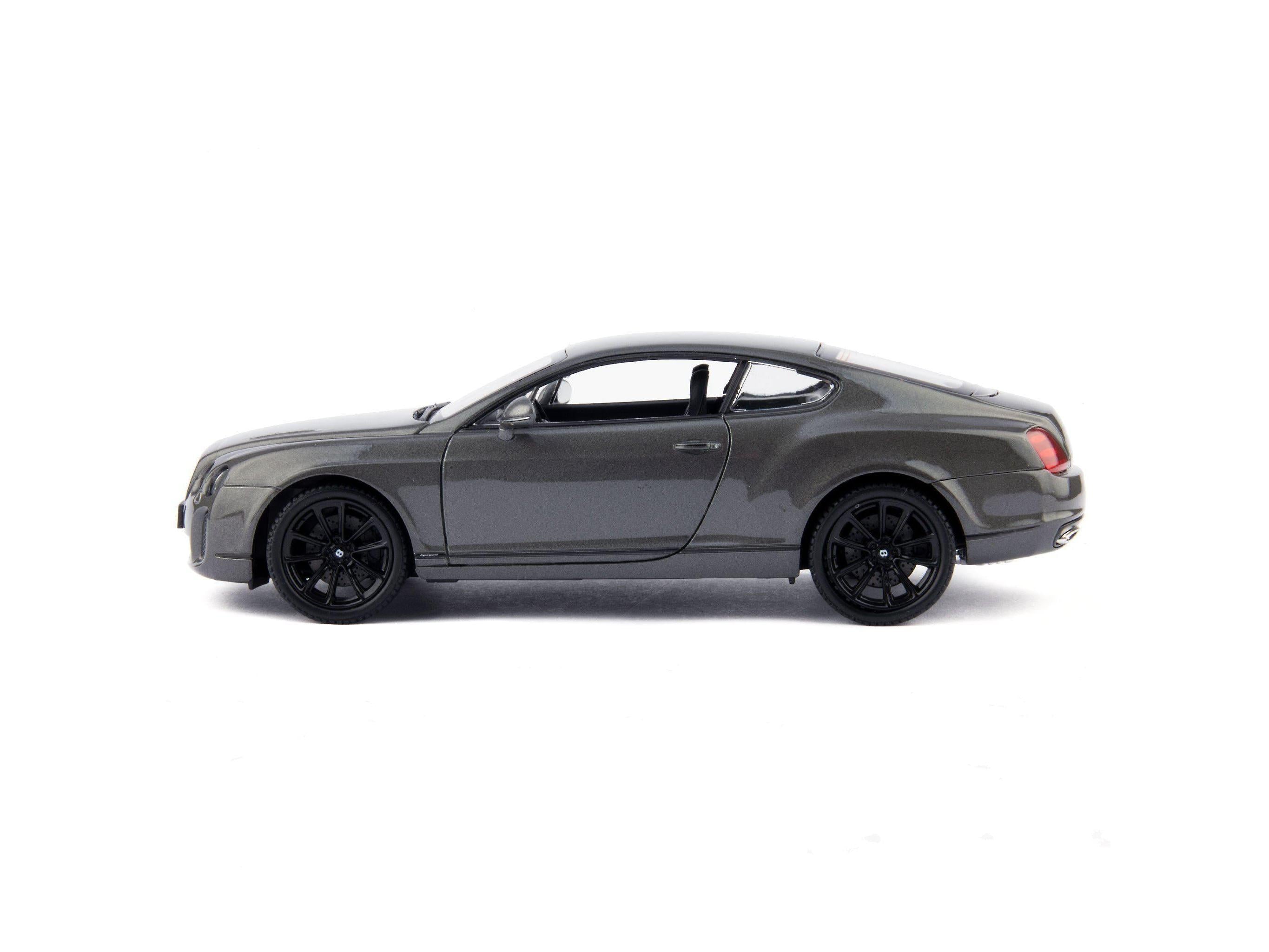 Bentley Continental Supersports Diecast Model Car grey - 1:24 Scale-Welly-Diecast Model Centre
