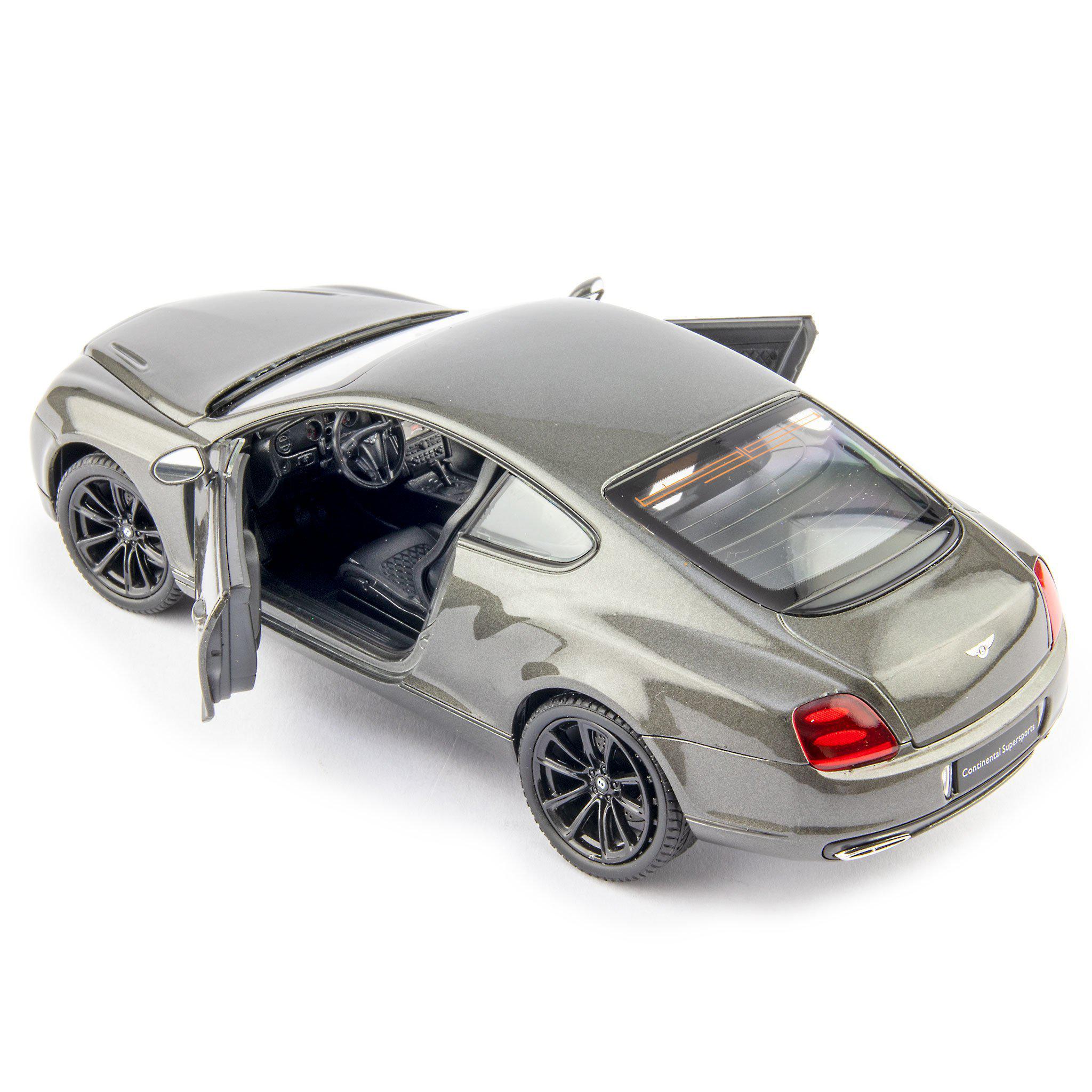 Bentley Continental Supersports Diecast Model Car grey - 1:24 Scale-Welly-Diecast Model Centre