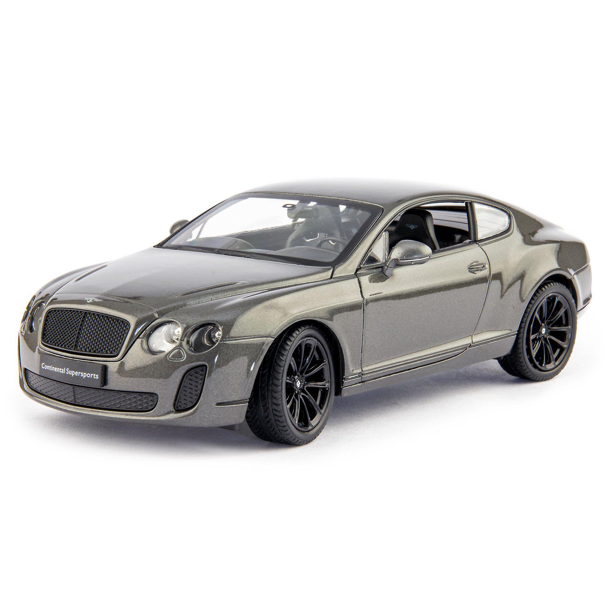 Bentley Continental Supersports Diecast Model Car grey - 1:24 Scale-Welly-Diecast Model Centre