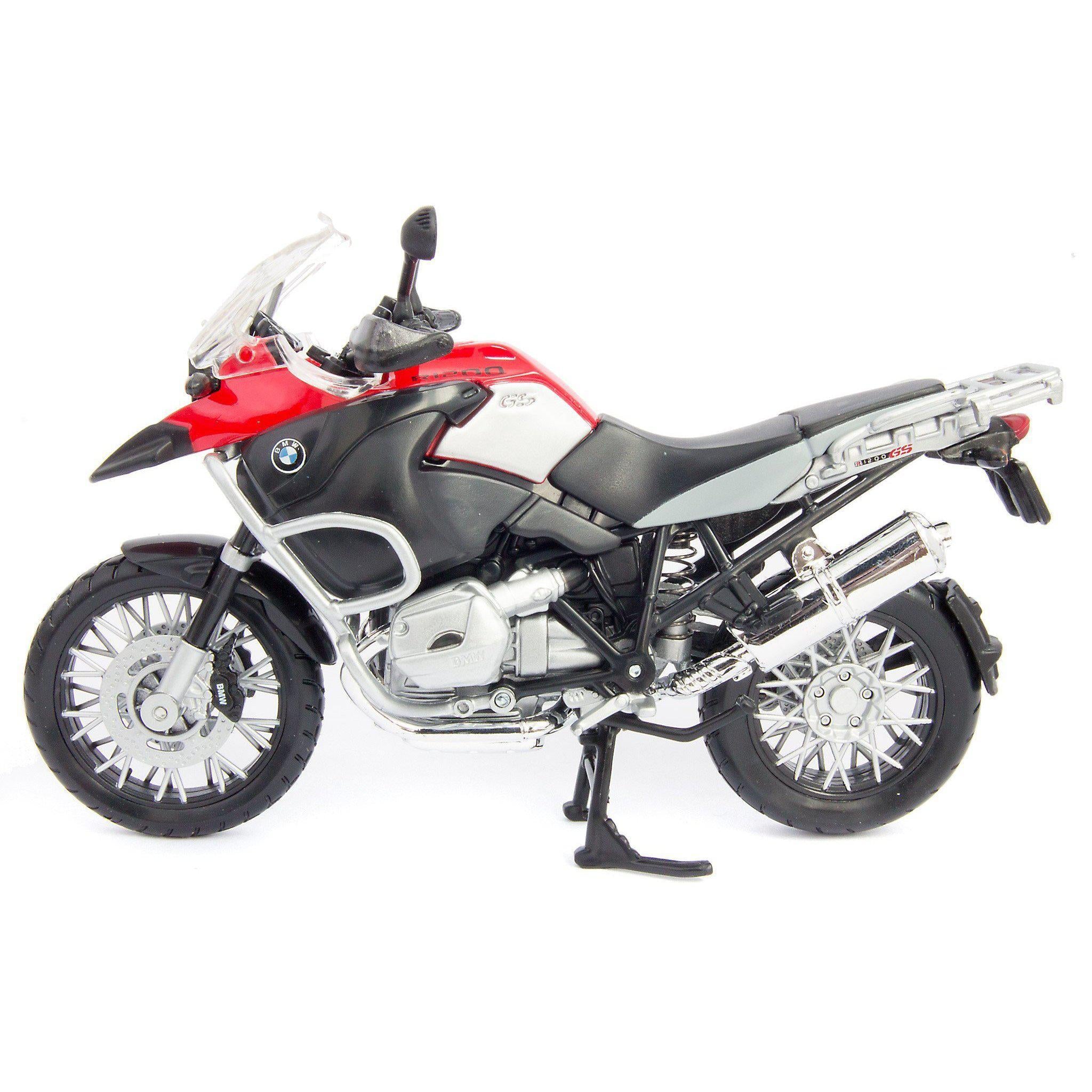 BMW R 1200 GS Diecast Model Motorcycle red 1:12 Scale