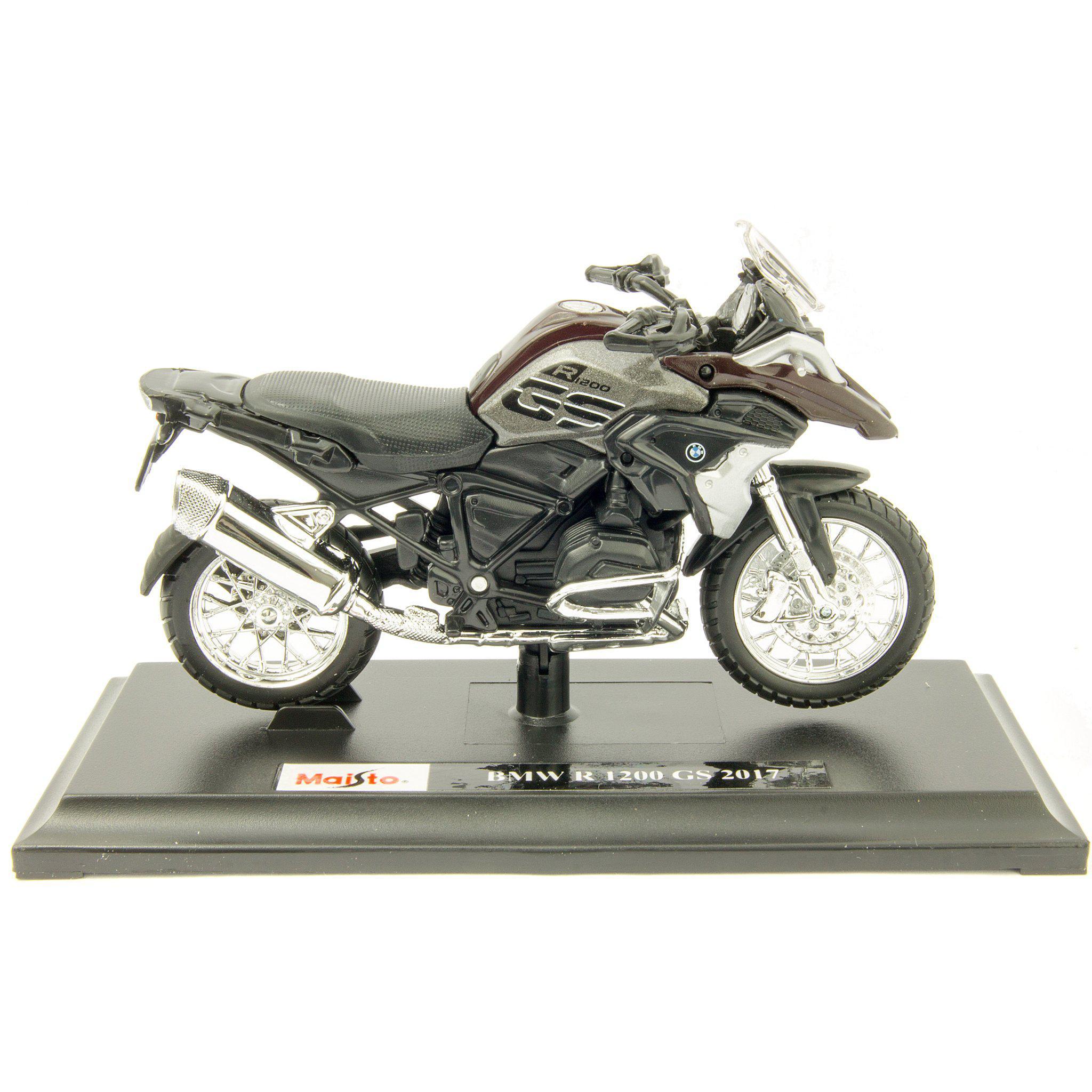 BMW R 1200 GS Diecast Model Motorcycle 2017 red - 1:18 Scale-Maisto-Diecast Model Centre