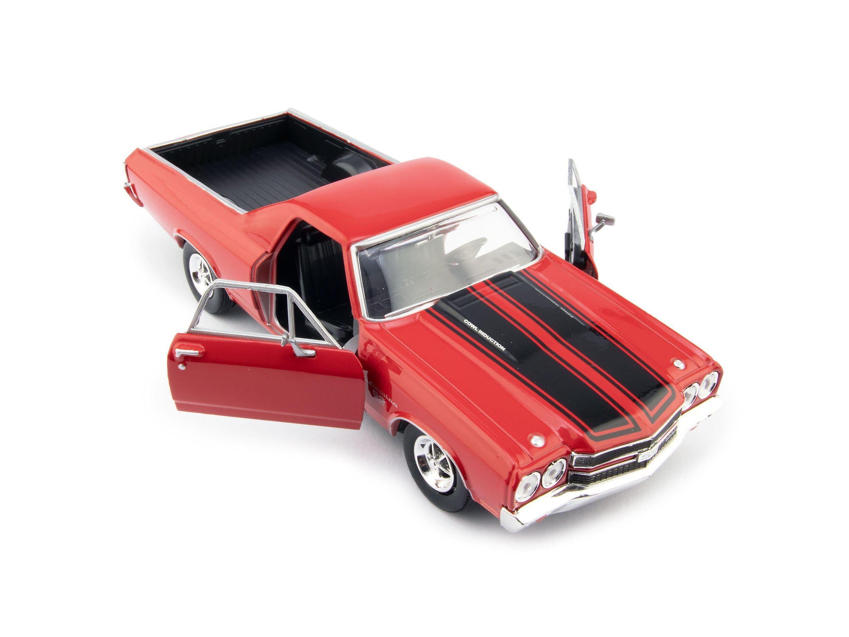 Chevrolet El Camino SS Diecast Model Pickup 1970 red - 1:24 Scale-Motormax-Diecast Model Centre