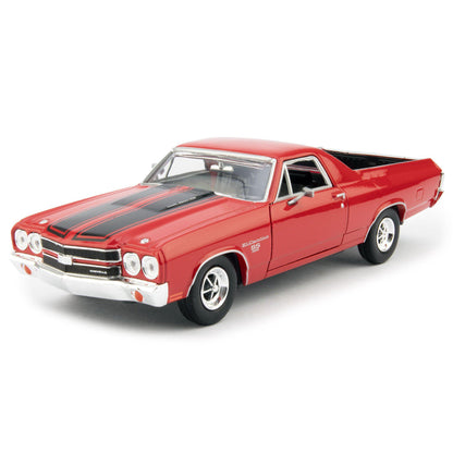 Chevrolet El Camino SS Diecast Model Pickup 1970 red - 1:24 Scale-Motormax-Diecast Model Centre