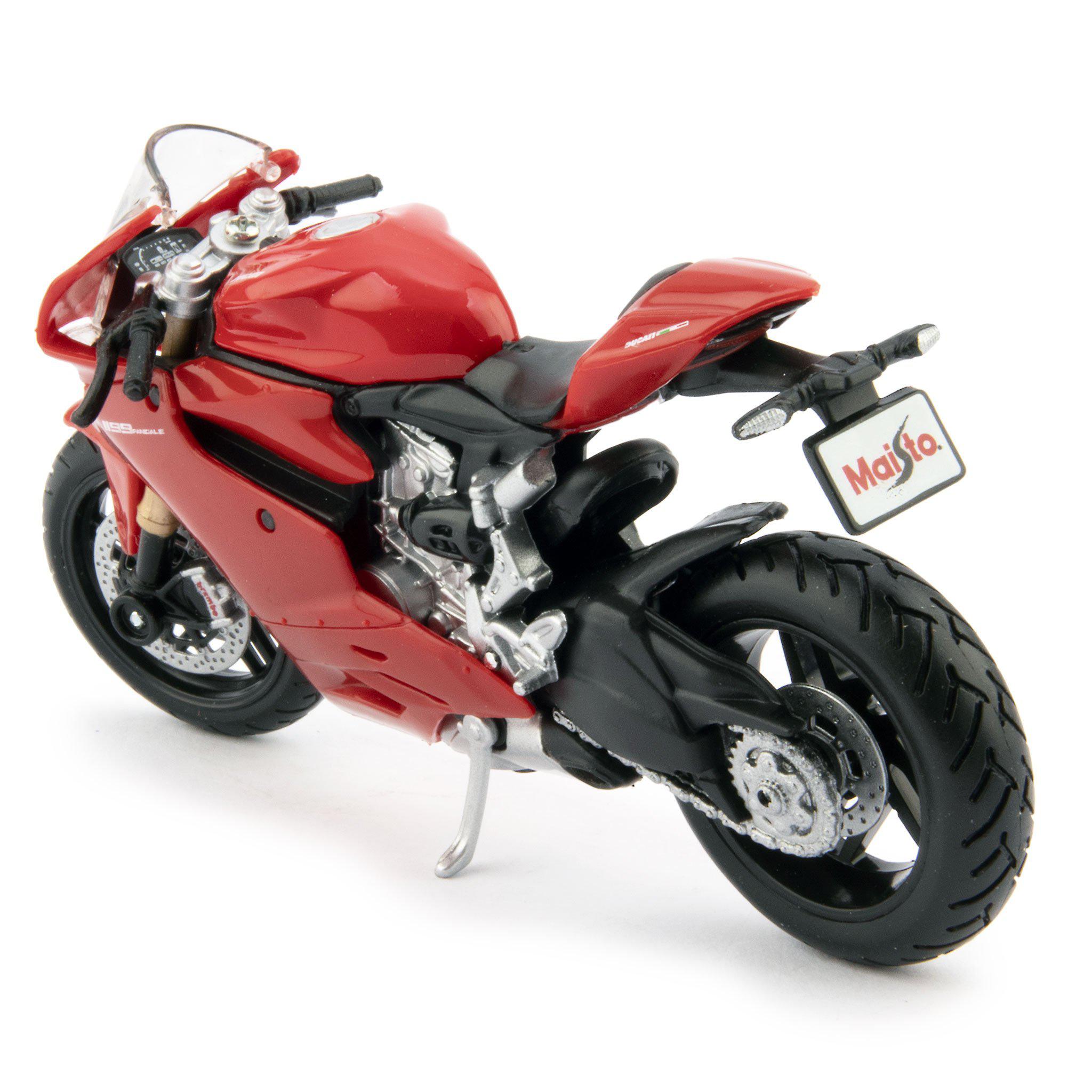 Ducati 1199 Panigale Diecast Model Motorcycle red - 1:18 scale-Maisto-Diecast Model Centre
