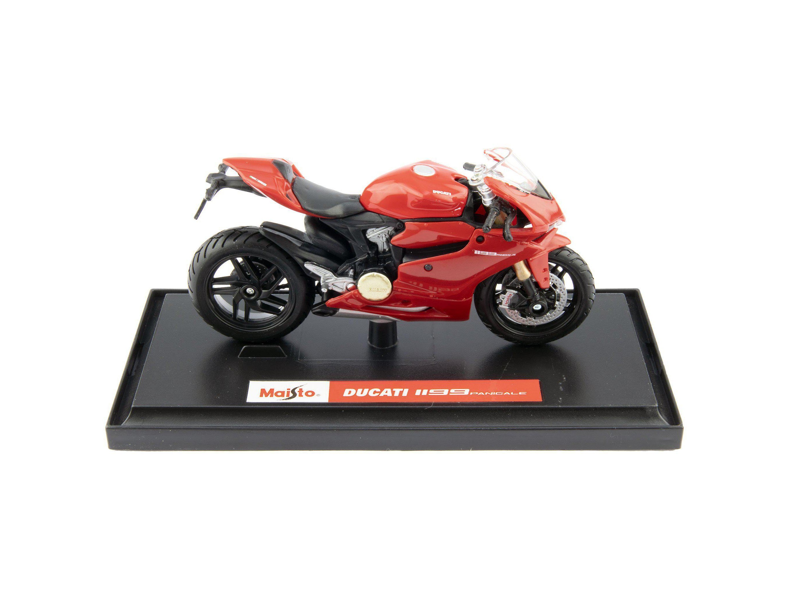 Ducati 1199 Panigale Diecast Model Motorcycle red - 1:18 scale-Maisto-Diecast Model Centre