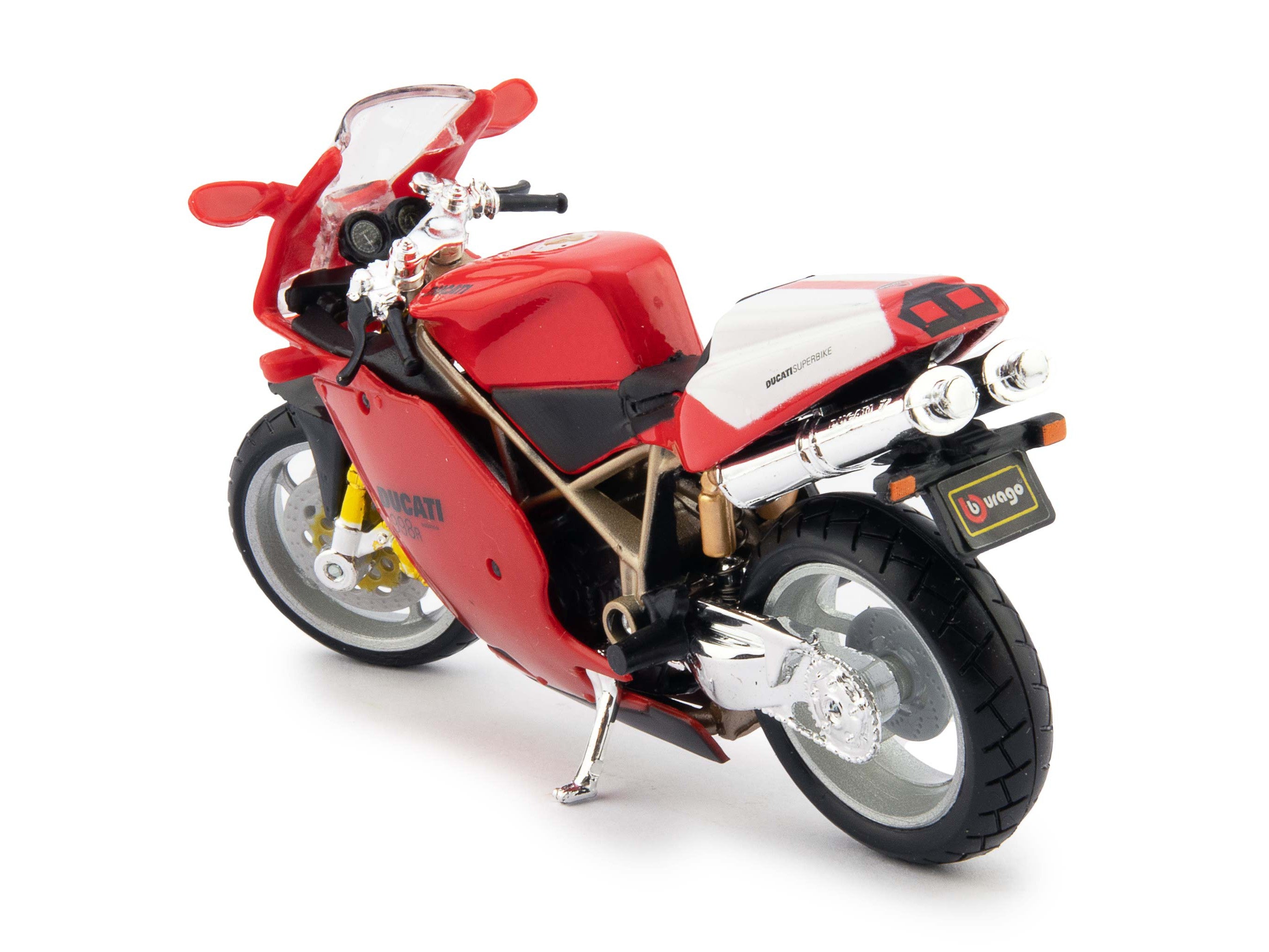 Ducati 998R Diecast Model Motorcycle red - 1:18 Scale-Bburago-Diecast Model Centre