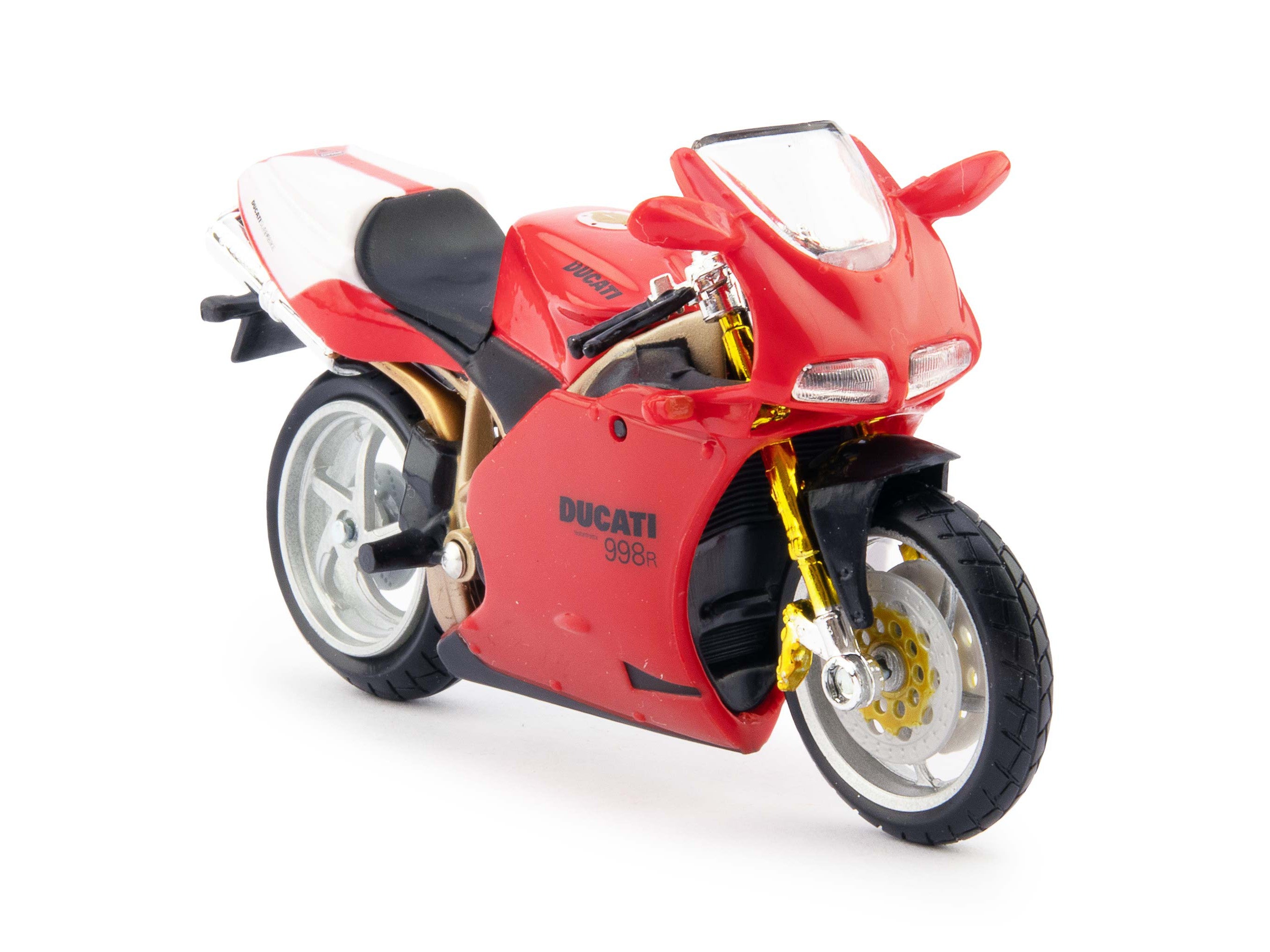 Ducati 998R Diecast Model Motorcycle red - 1:18 Scale-Bburago-Diecast Model Centre