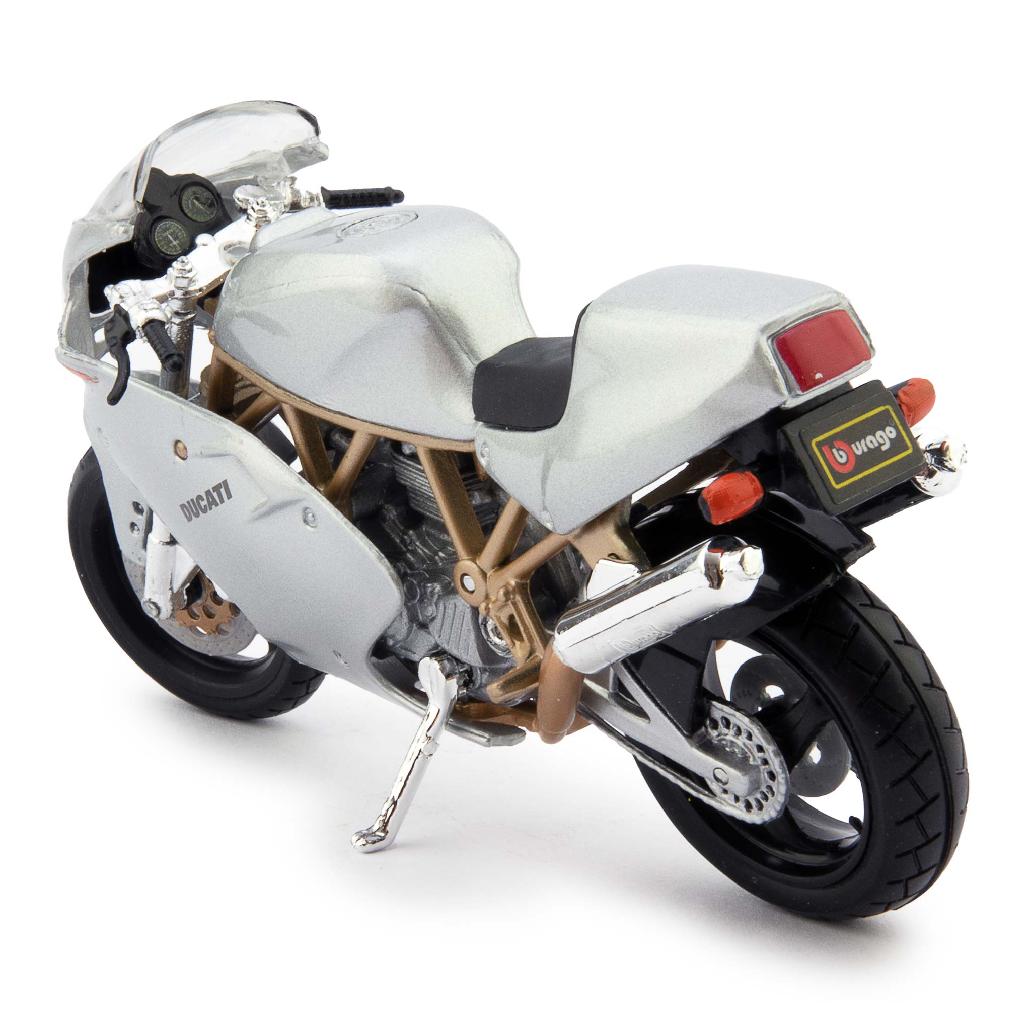 Ducati Supersport 900FE Diecast Model Motorcycle silver - 1:18 Scale-Bburago-Diecast Model Centre