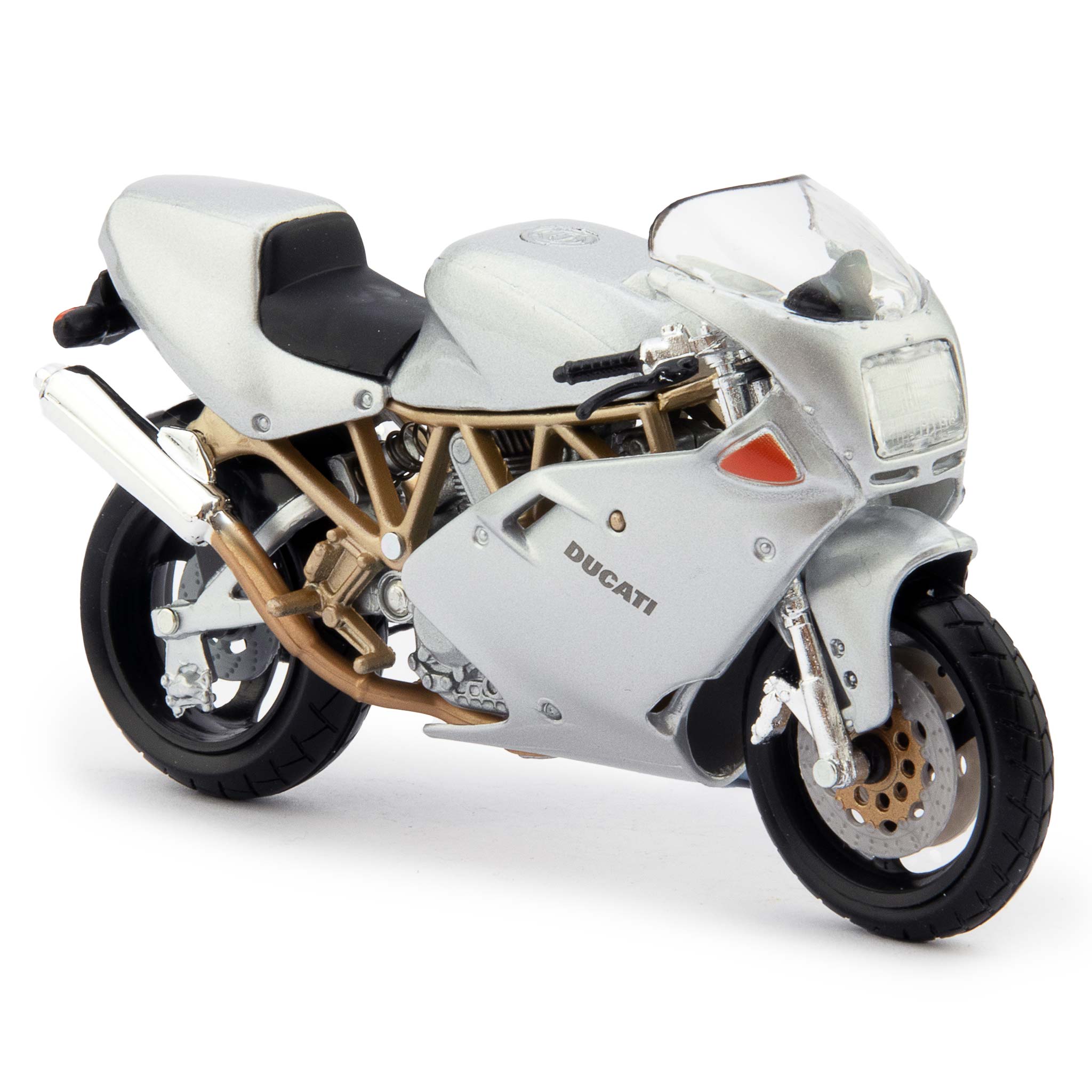 Ducati Supersport 900FE Diecast Model Motorcycle silver - 1:18 Scale-Bburago-Diecast Model Centre