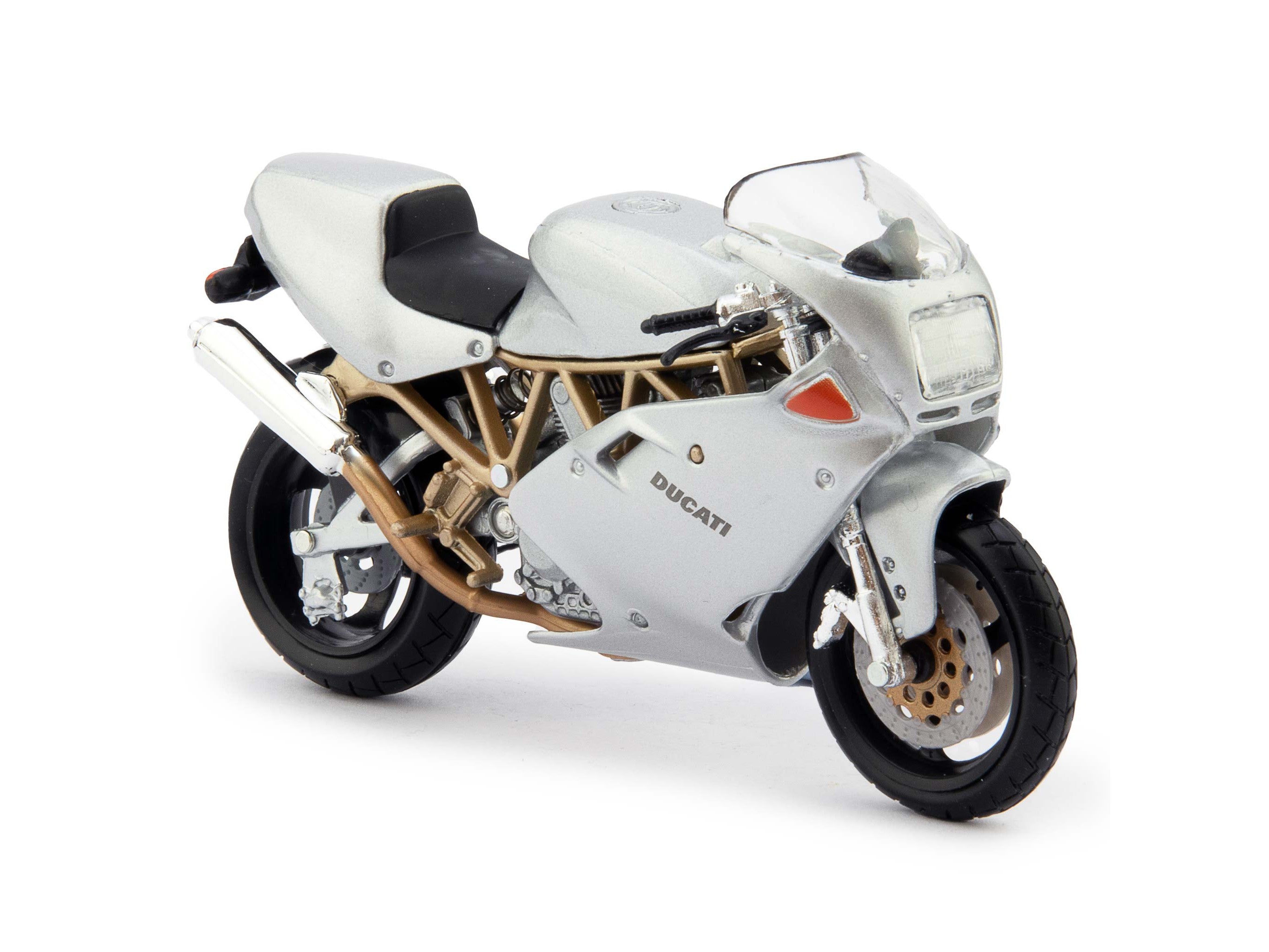 Ducati Supersport 900FE Diecast Model Motorcycle silver - 1:18 Scale-Bburago-Diecast Model Centre