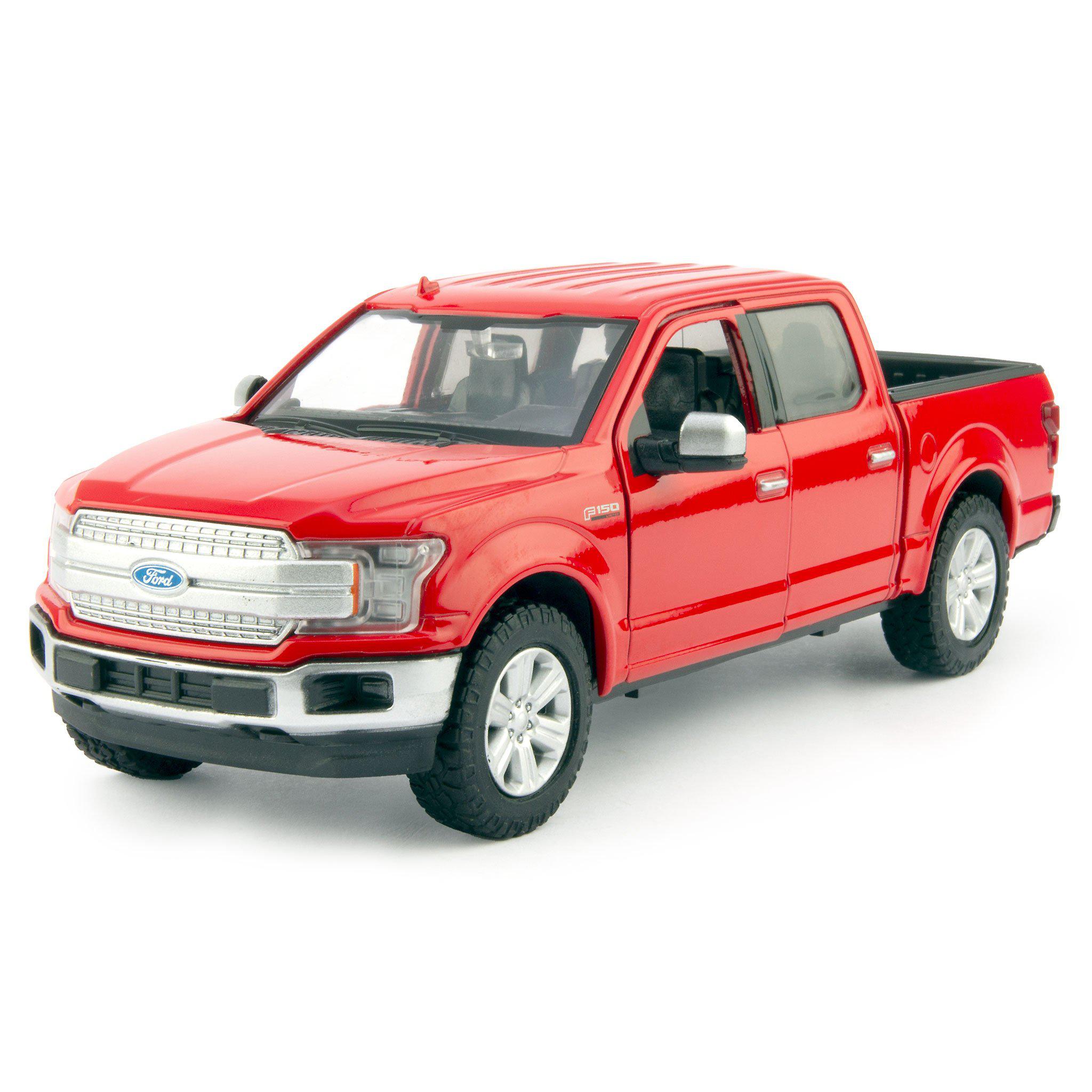 Ford F-150 Lariat Diecast Toy Pickup Truck 2019 red - 1:27 Scale-Motormax-Diecast Model Centre