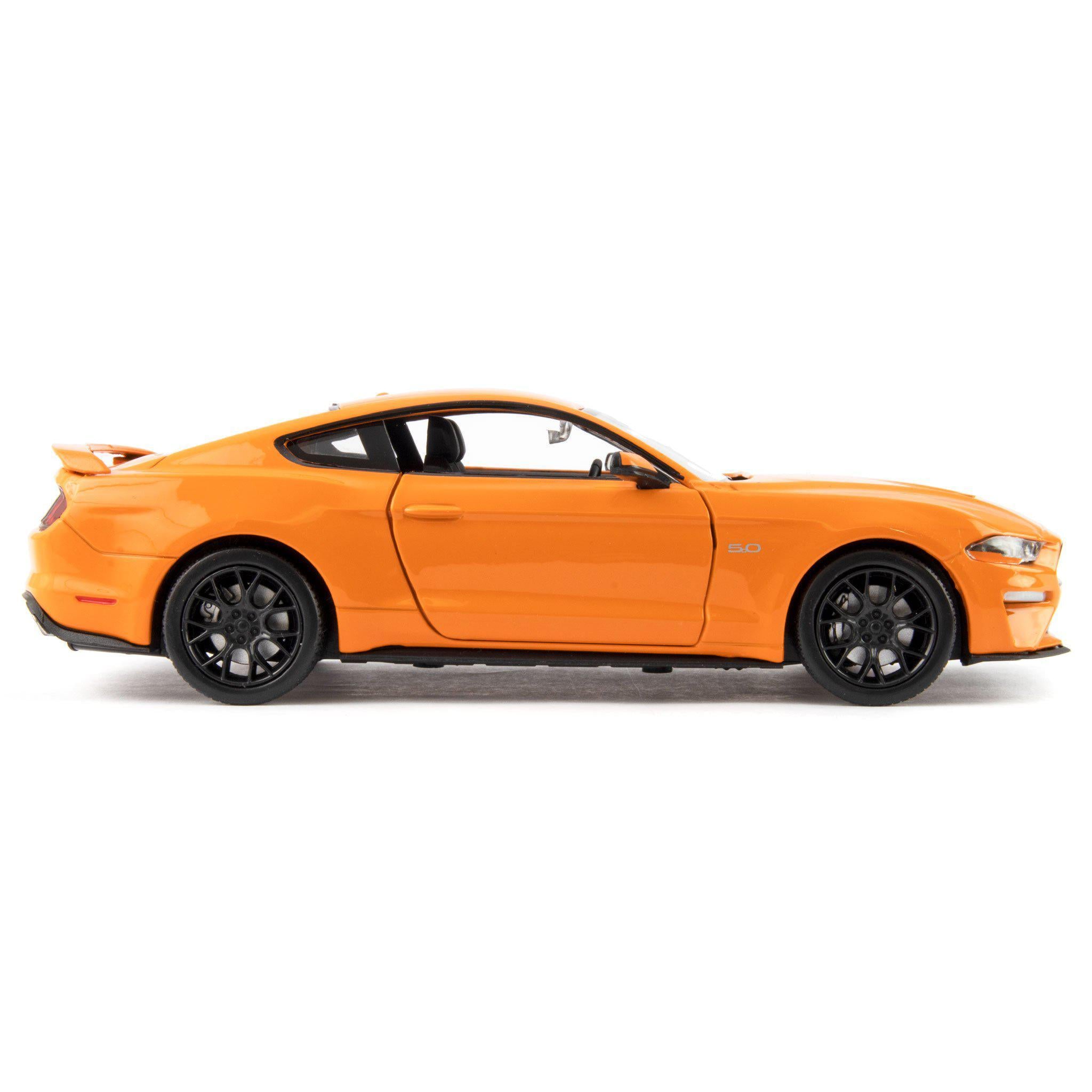 Ford Mustang GT Diecast Model Car 2018 orange - 1:24 Scale-Motormax-Diecast Model Centre
