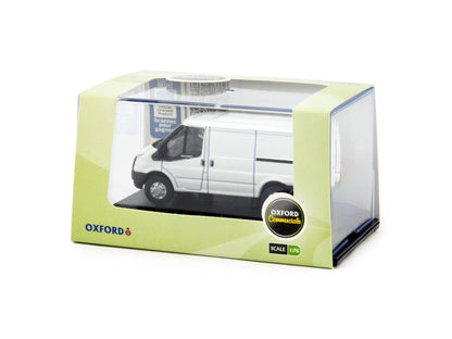 Ford Transit Mk5 SWB Low Roof Diecast Model Van white - 1:76 Scale-Oxford Diecast-Diecast Model Centre