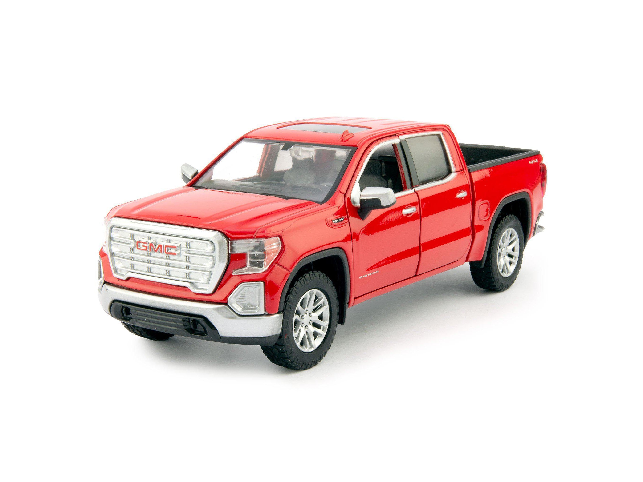 GMC Sierra 1500 SLT Diecast Toy Pickup Truck 2019 red - 1:27 Scale-Motormax-Diecast Model Centre