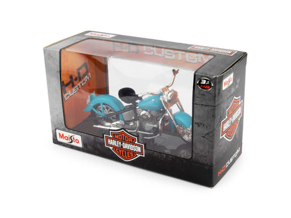 Harley-Davidson 74 FL Hydra Glide Diecast Model Motorcycle 1953 blue - 1:18 scale-Maisto-Diecast Model Centre