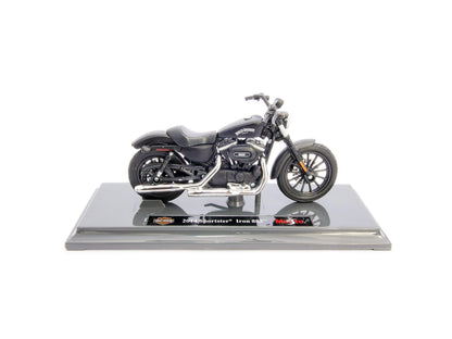 Harley-Davidson Sportster Iron 883 Diecast Model Motorcycle 2014 black- 1:18 scale-Maisto-Diecast Model Centre