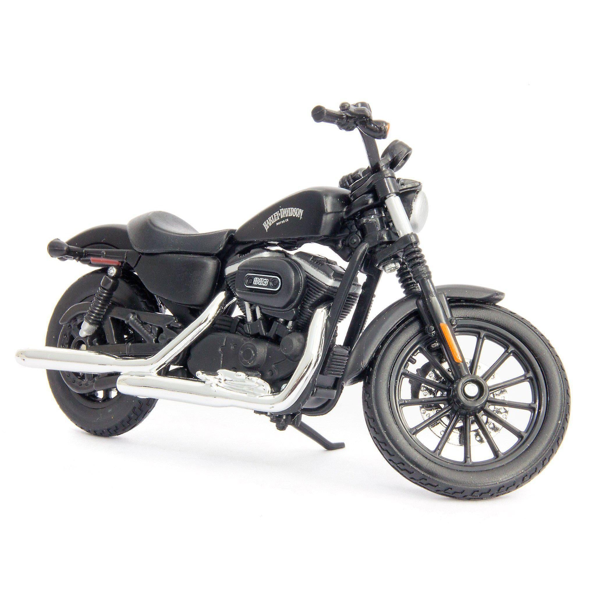 Harley-Davidson Sportster Iron 883 Diecast Model Motorcycle 2014 black- 1:18 scale-Maisto-Diecast Model Centre
