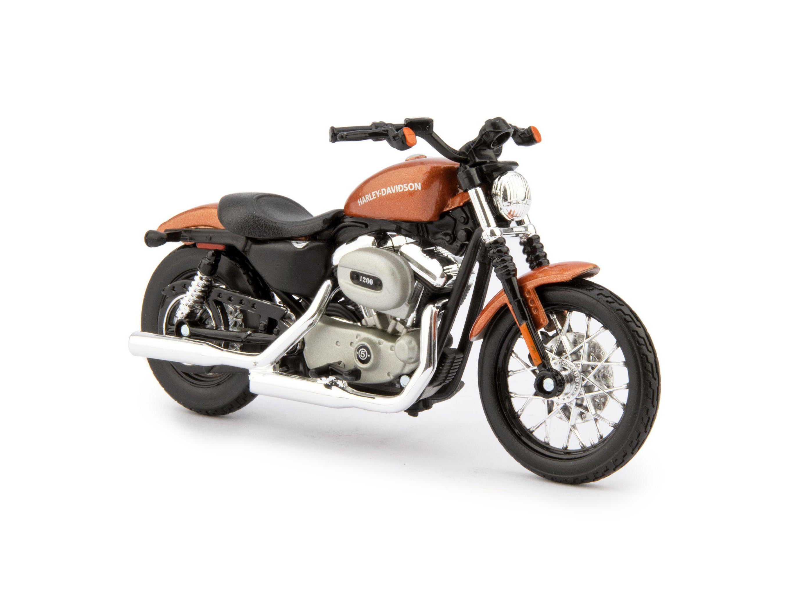 Harley-Davidson XL 1200N Nightster Diecast Model Motorcycle 2007 bronze - 1:18 scale-Maisto-Diecast Model Centre