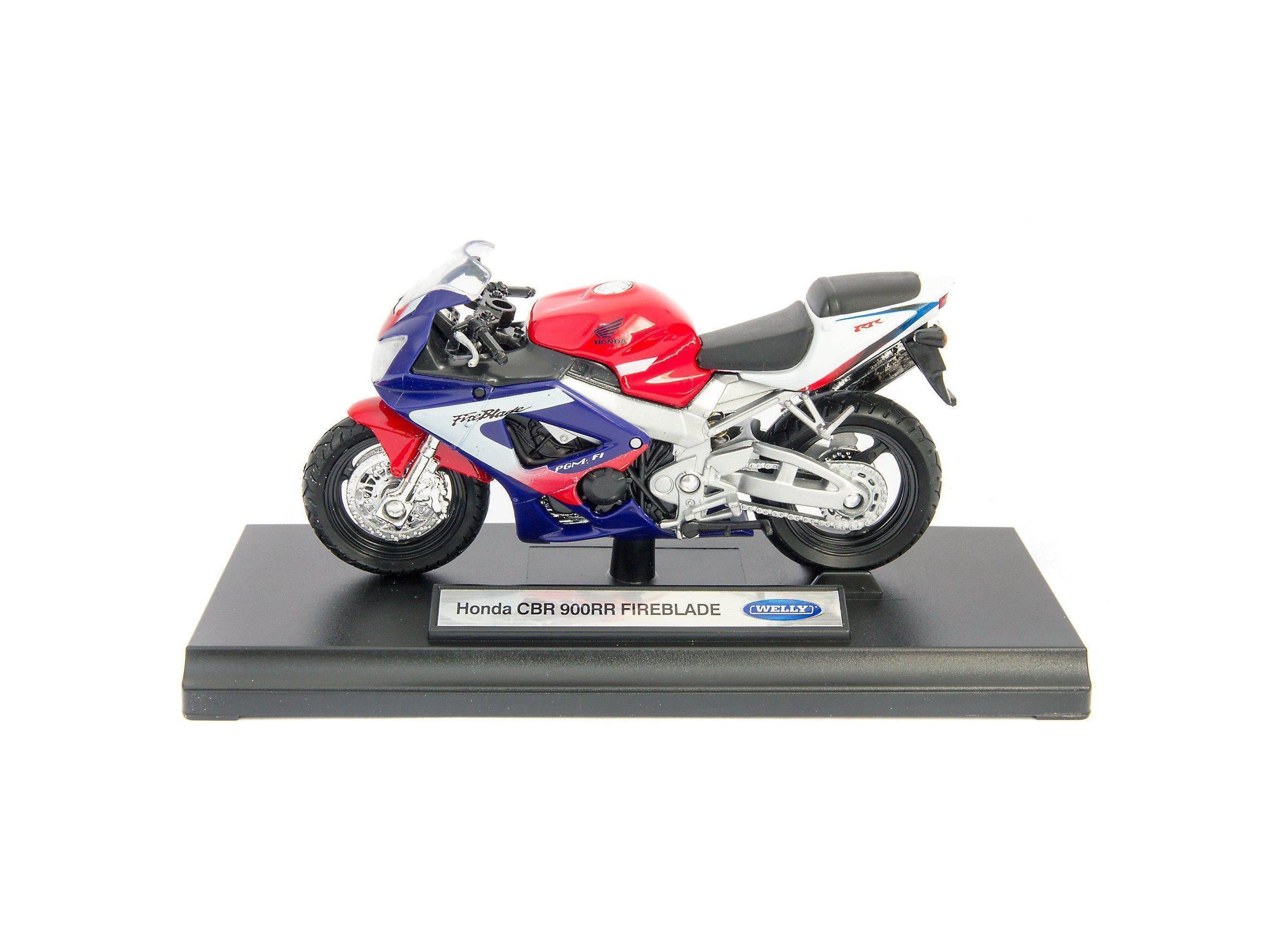 Honda CBR900RR Fireblade Diecast Model Motorcycle - 1:18 Scale-Welly-Diecast Model Centre