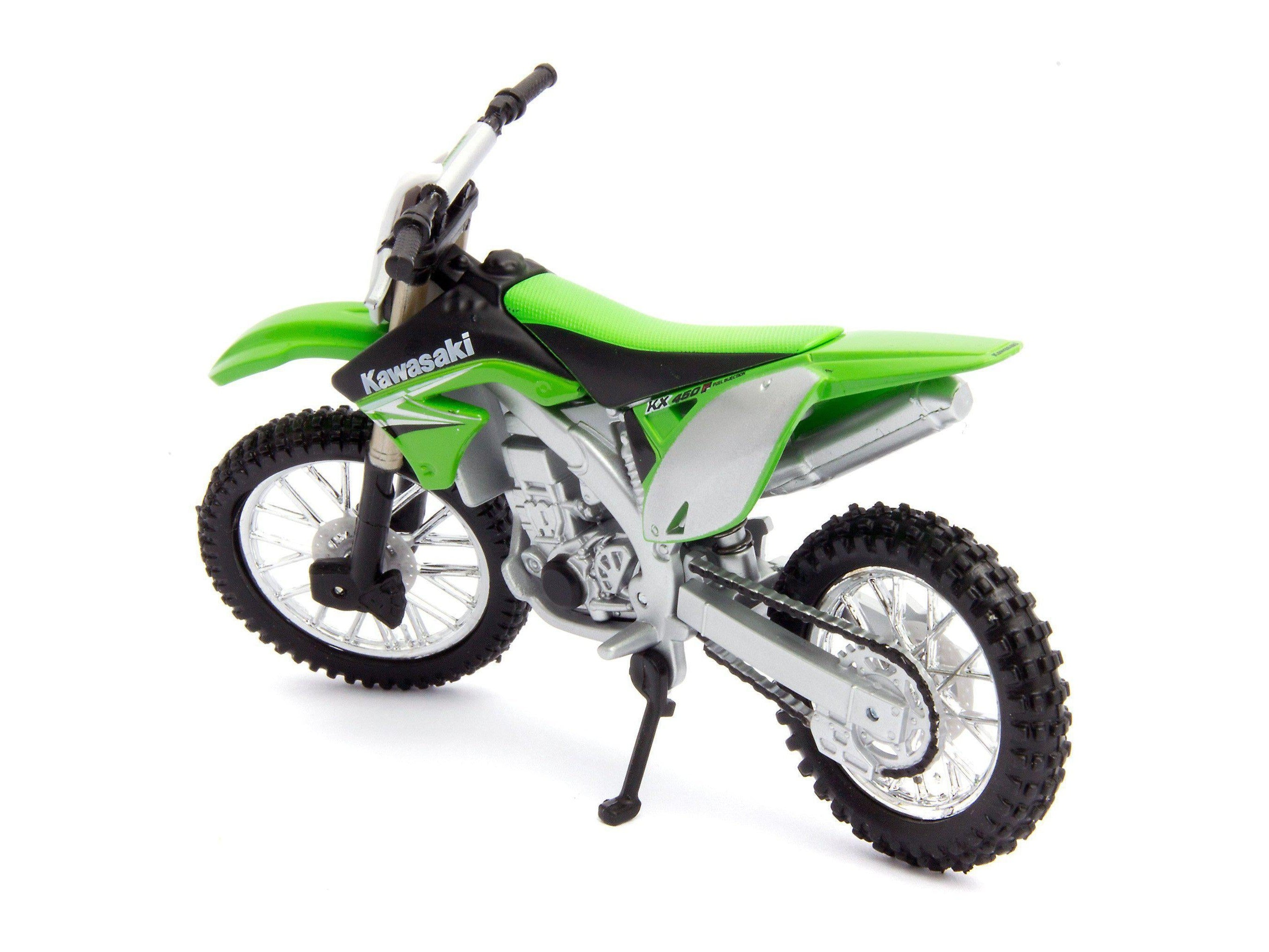 Kawasaki KX450F Diecast Model Motorcycle - 1:18 Scale-Bburago-Diecast Model Centre