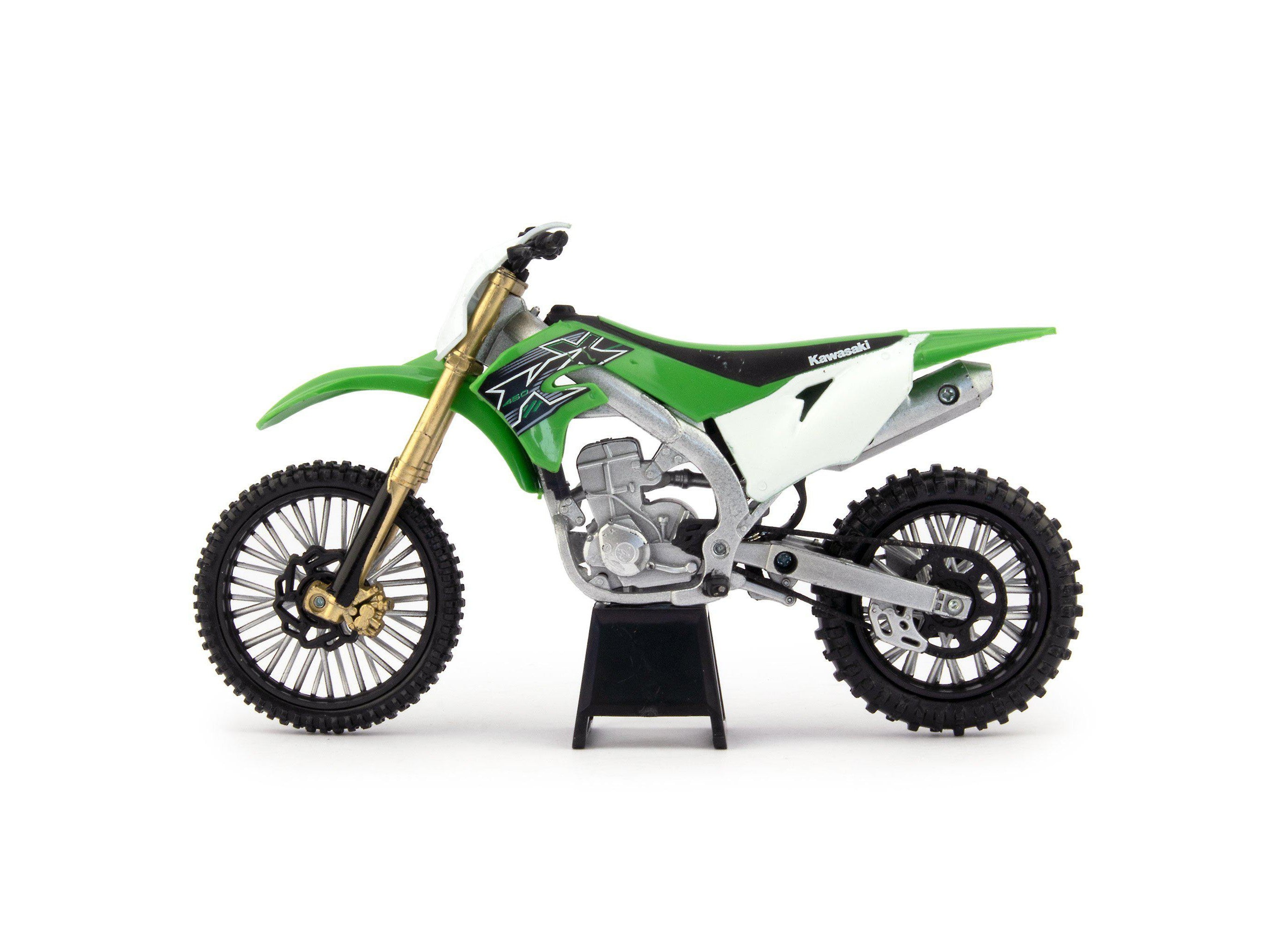 Kawasaki KX450F Diecast Model Motorcycle green - 1:12 Scale-NewRay-Diecast Model Centre