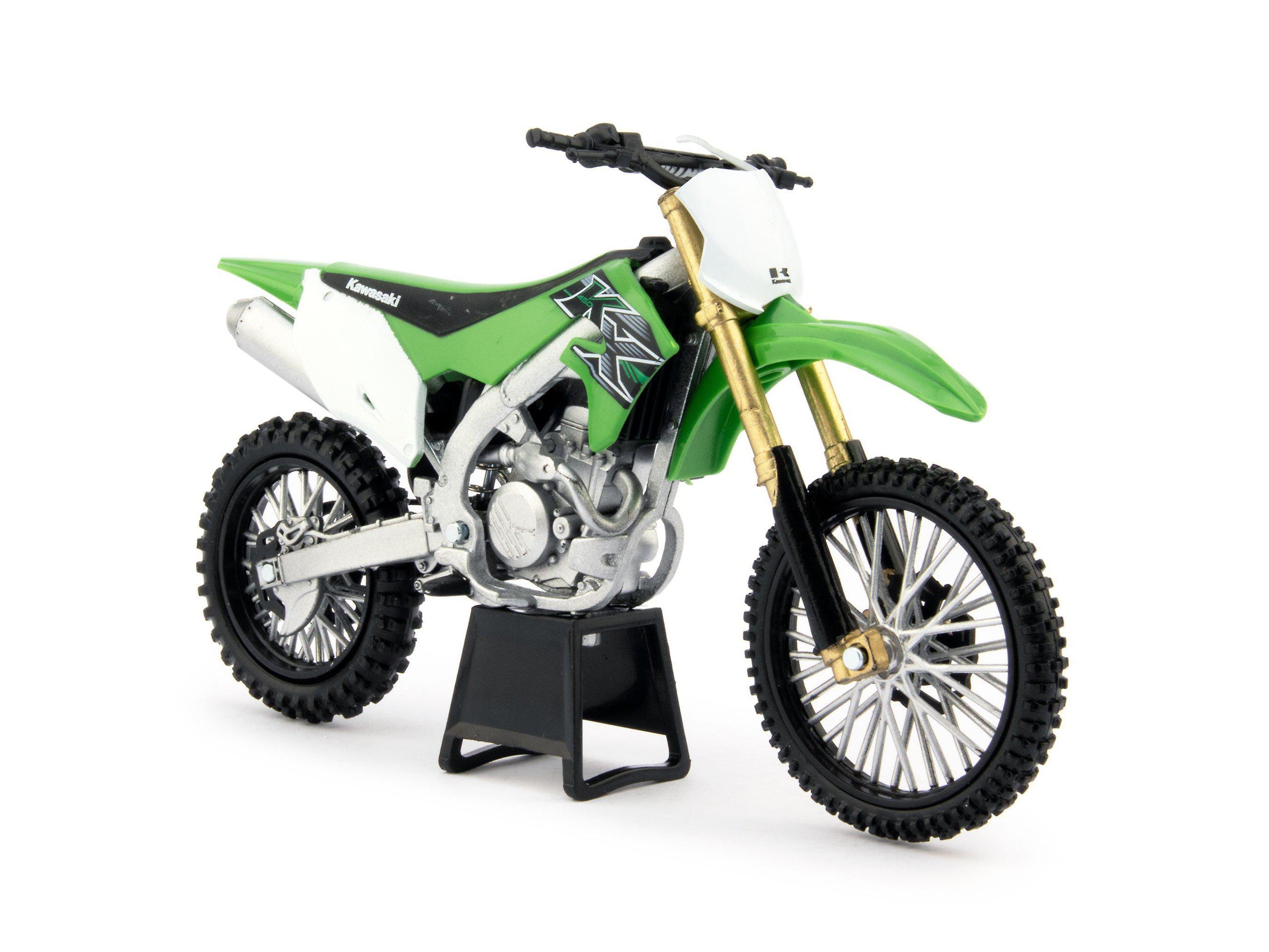 Kawasaki KX450F Diecast Model Motorcycle green - 1:12 Scale-NewRay-Diecast Model Centre