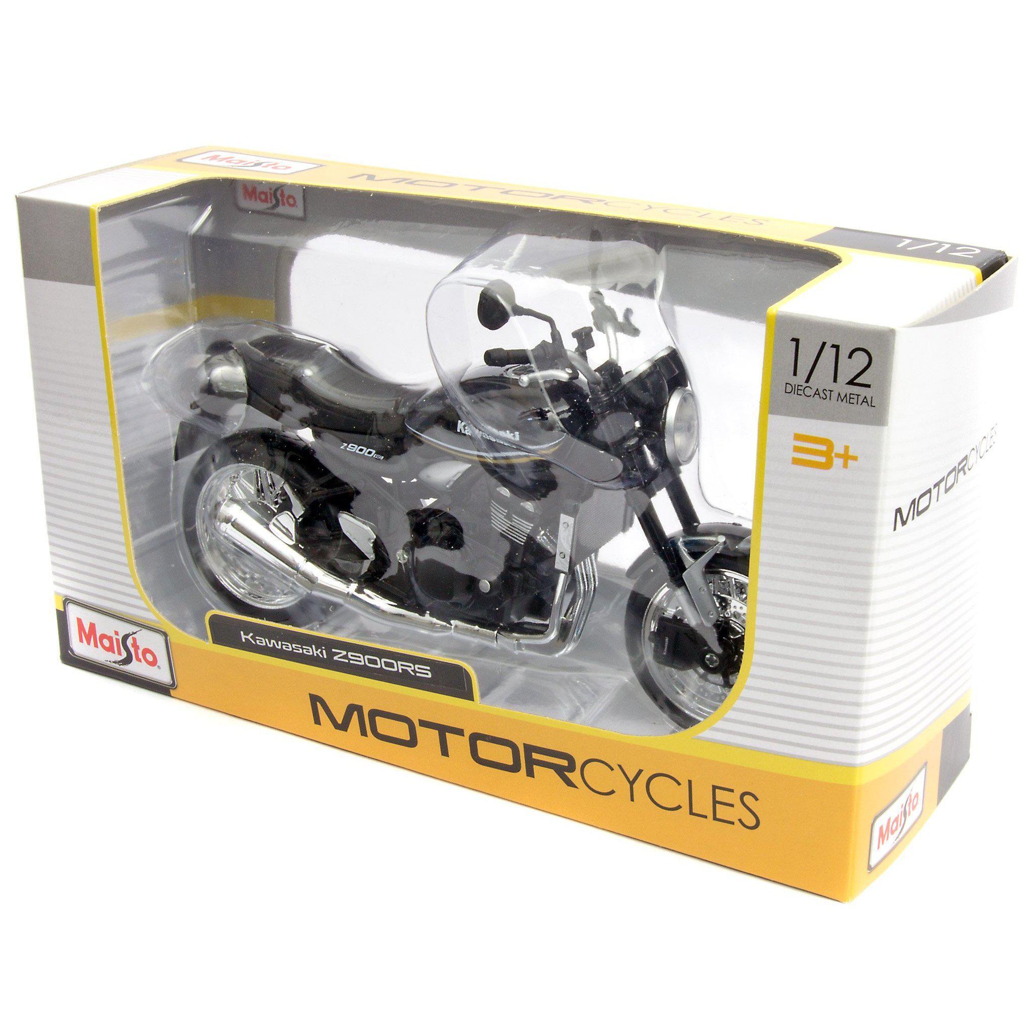 Kawasaki Z900RS Diecast Model Motorcycle 2019 brown - 1:12 Scale-Maisto-Diecast Model Centre