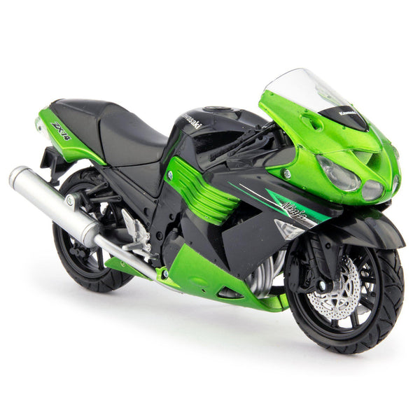 Kawasaki ZX-14 2011 green 1:12 Diecast Model Motorcycle