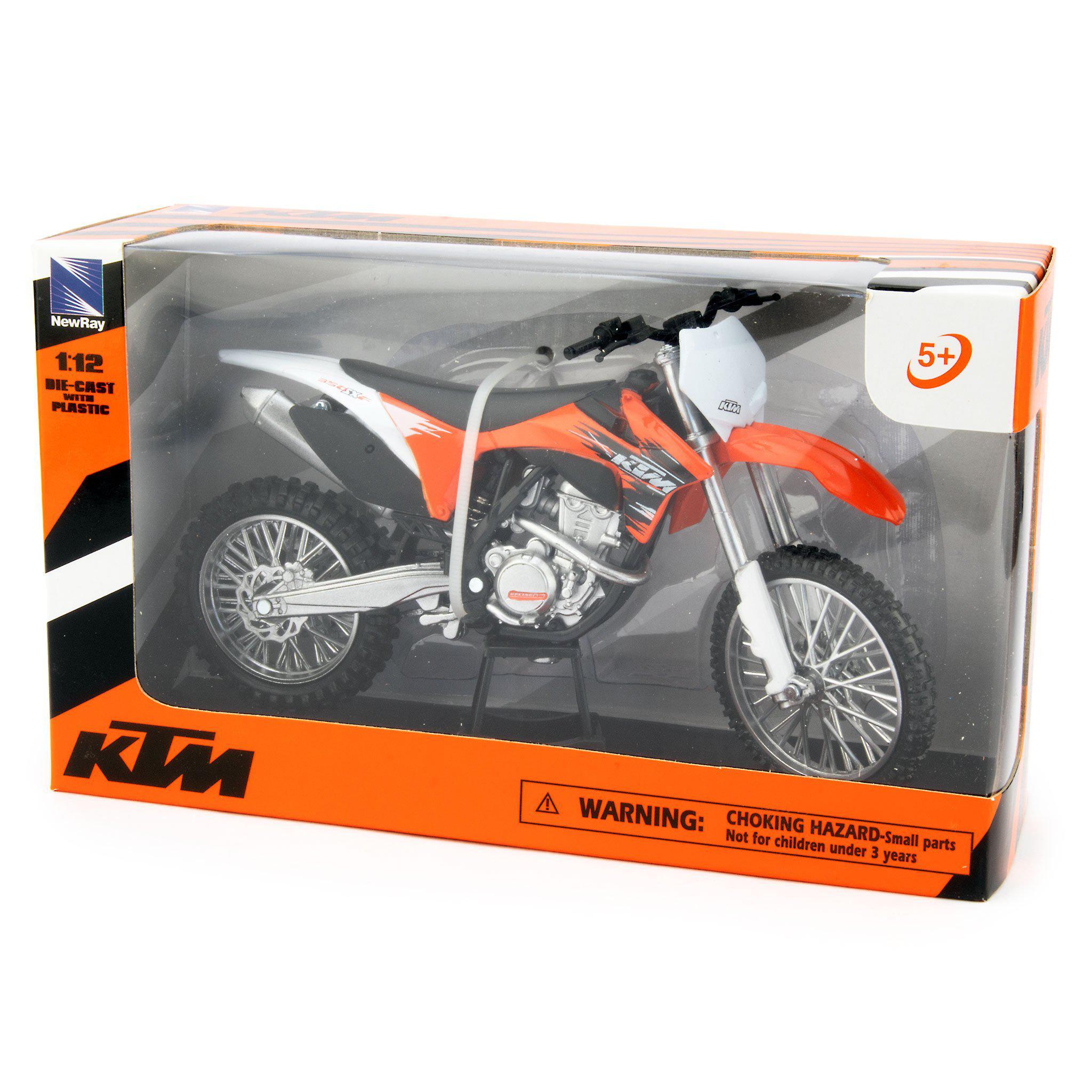 KTM 350 SX-F Diecast Model Motorcycle 2010 orange - 1:12 Scale-NewRay-Diecast Model Centre