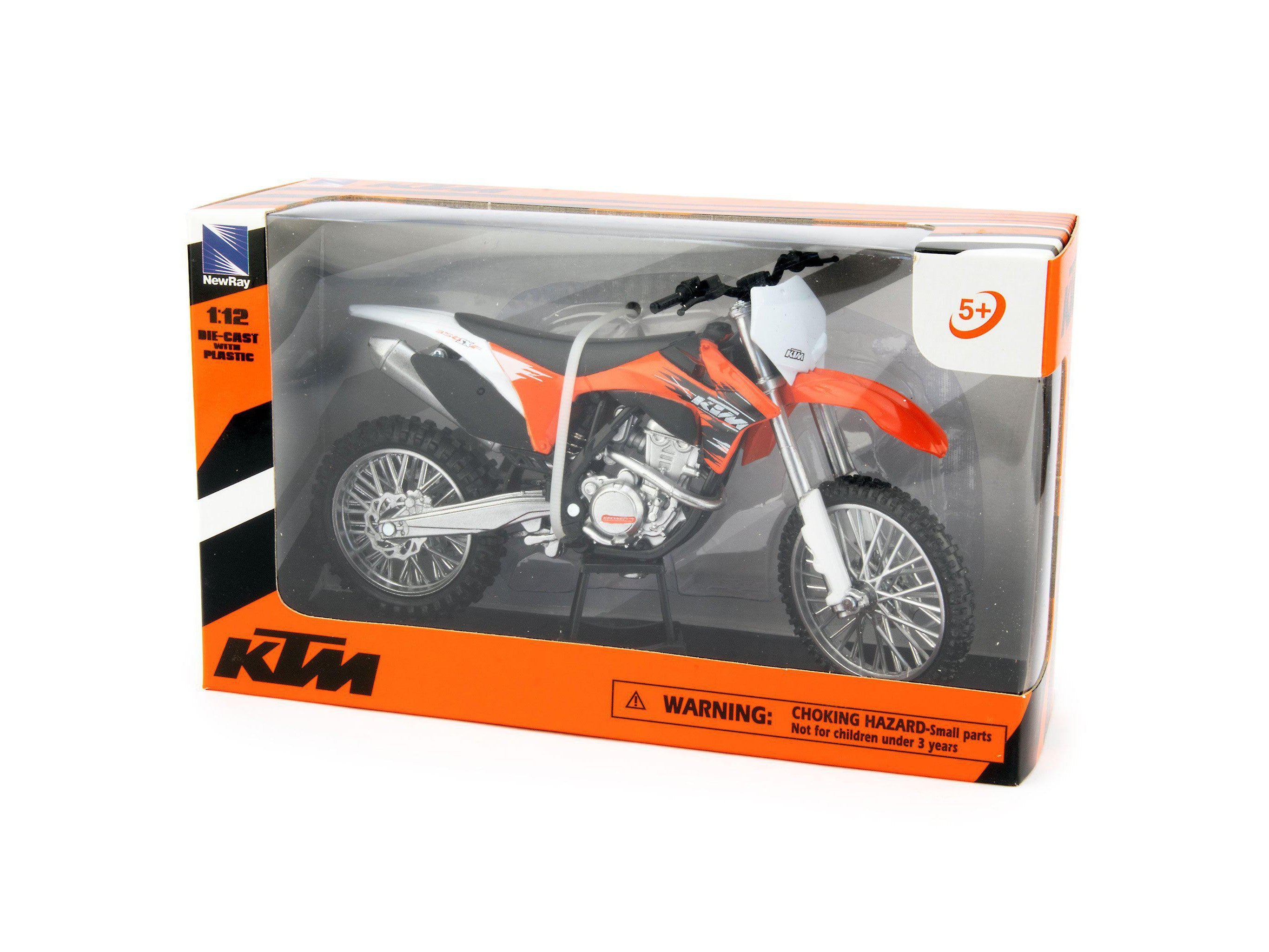 KTM 350 SX-F Diecast Model Motorcycle 2010 orange - 1:12 Scale-NewRay-Diecast Model Centre