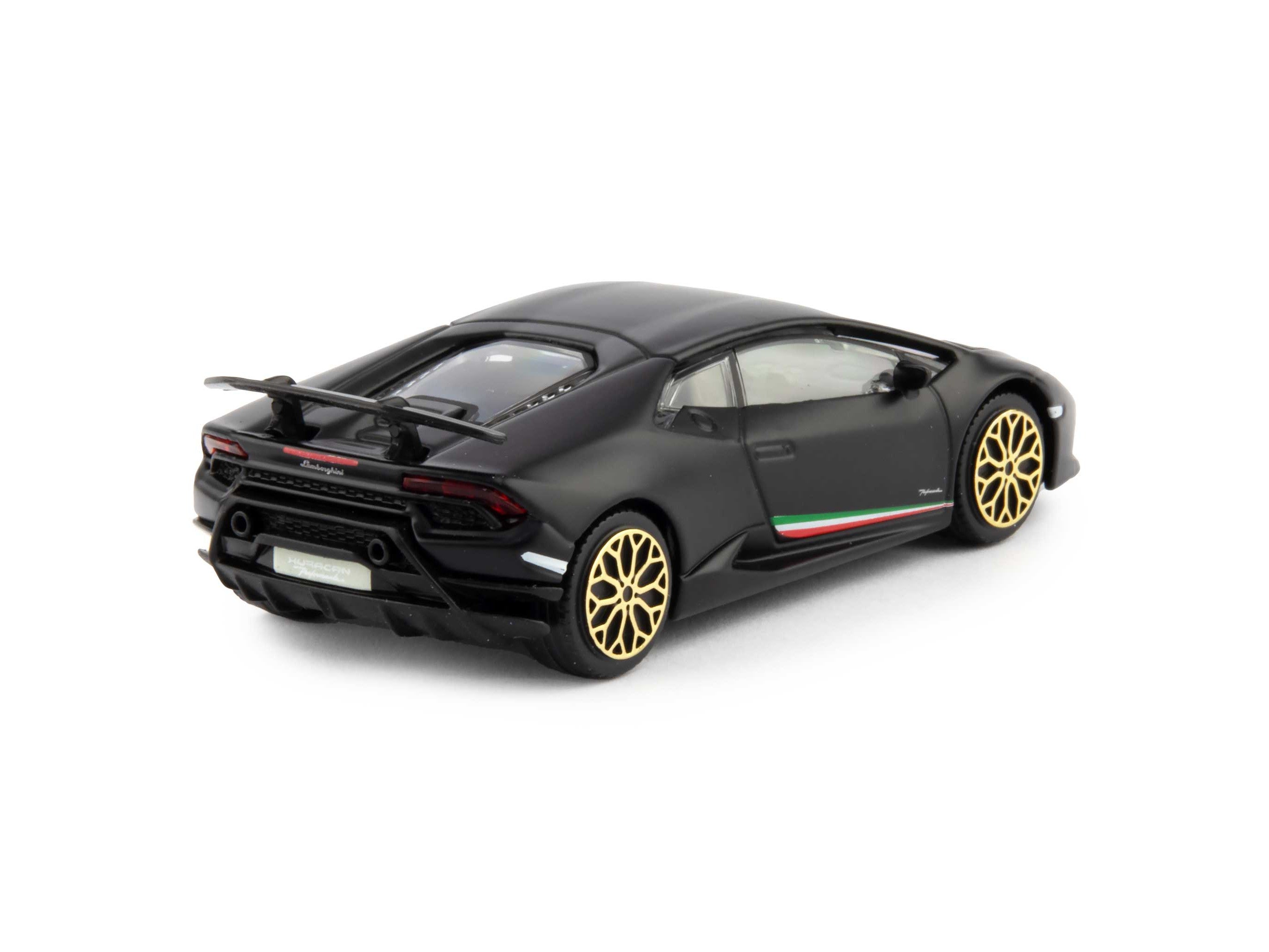 Lamborghini Huracan Performante Diecast Toy Car black - 1:43 Scale-Bburago-Diecast Model Centre