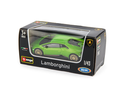 Lamborghini Huracan Performante Diecast Toy Car green - 1:43 Scale-Bburago-Diecast Model Centre