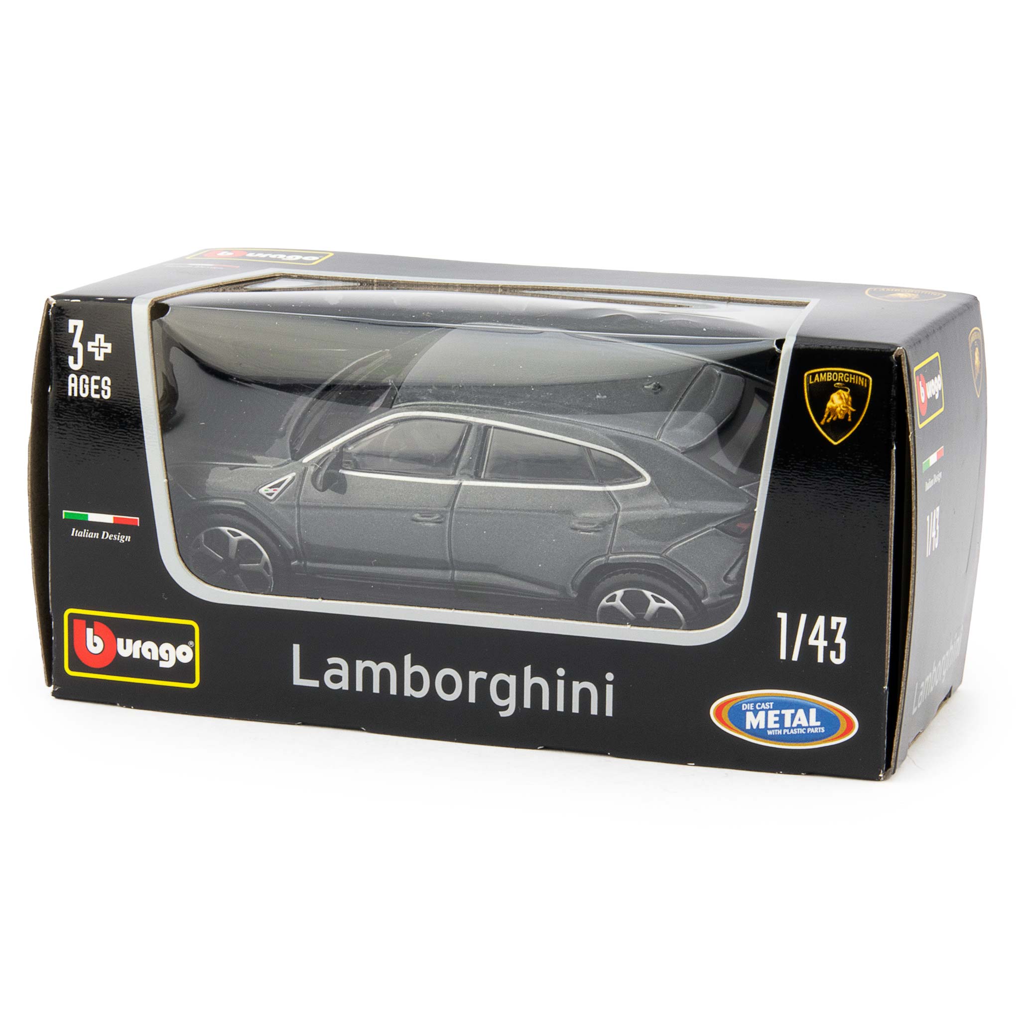 Lamborghini Urus Diecast Toy Car grey - 1:43 Scale-Bburago-Diecast Model Centre