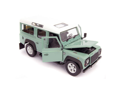 Land Rover Defender 110 Diecast Model Car green - 1:24 Scale-Cararama-Diecast Model Centre