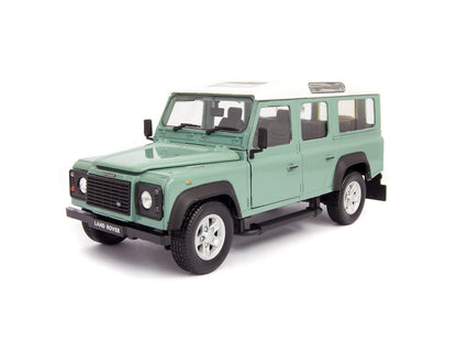 Land Rover Defender 110 Diecast Model Car green - 1:24 Scale-Cararama-Diecast Model Centre