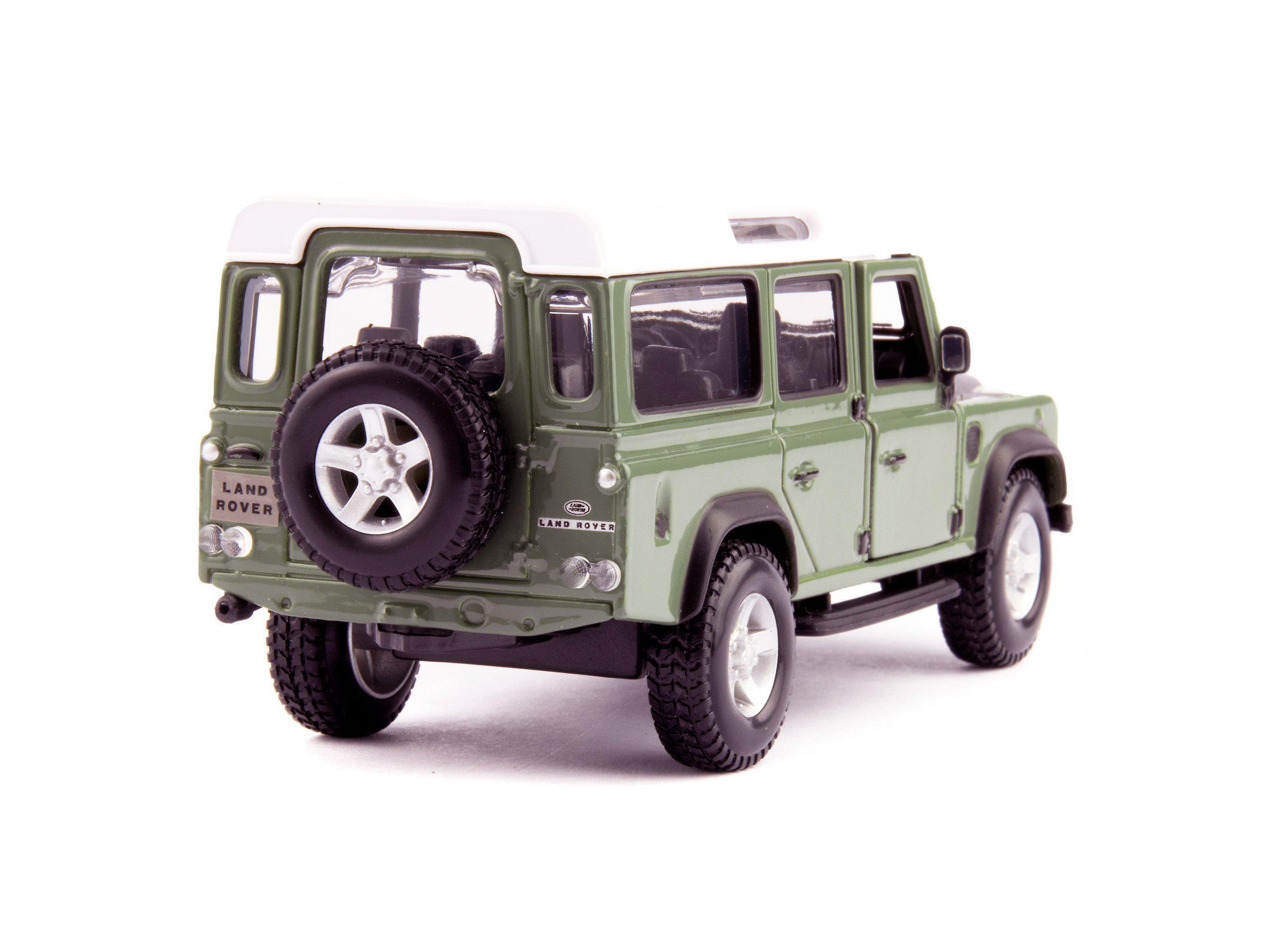 Land Rover Defender 110 Diecast Model Car green - 1:32 Scale-Bburago-Diecast Model Centre