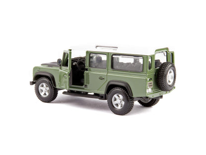 Land Rover Defender 110 Diecast Model Car green - 1:32 Scale-Bburago-Diecast Model Centre