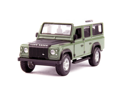 Land Rover Defender 110 Diecast Model Car green - 1:32 Scale-Bburago-Diecast Model Centre