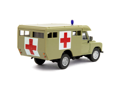 Land Rover Defender Series 3 109 Diecast Model Car Army Ambulance - 1:43 Scale-Cararama-Diecast Model Centre